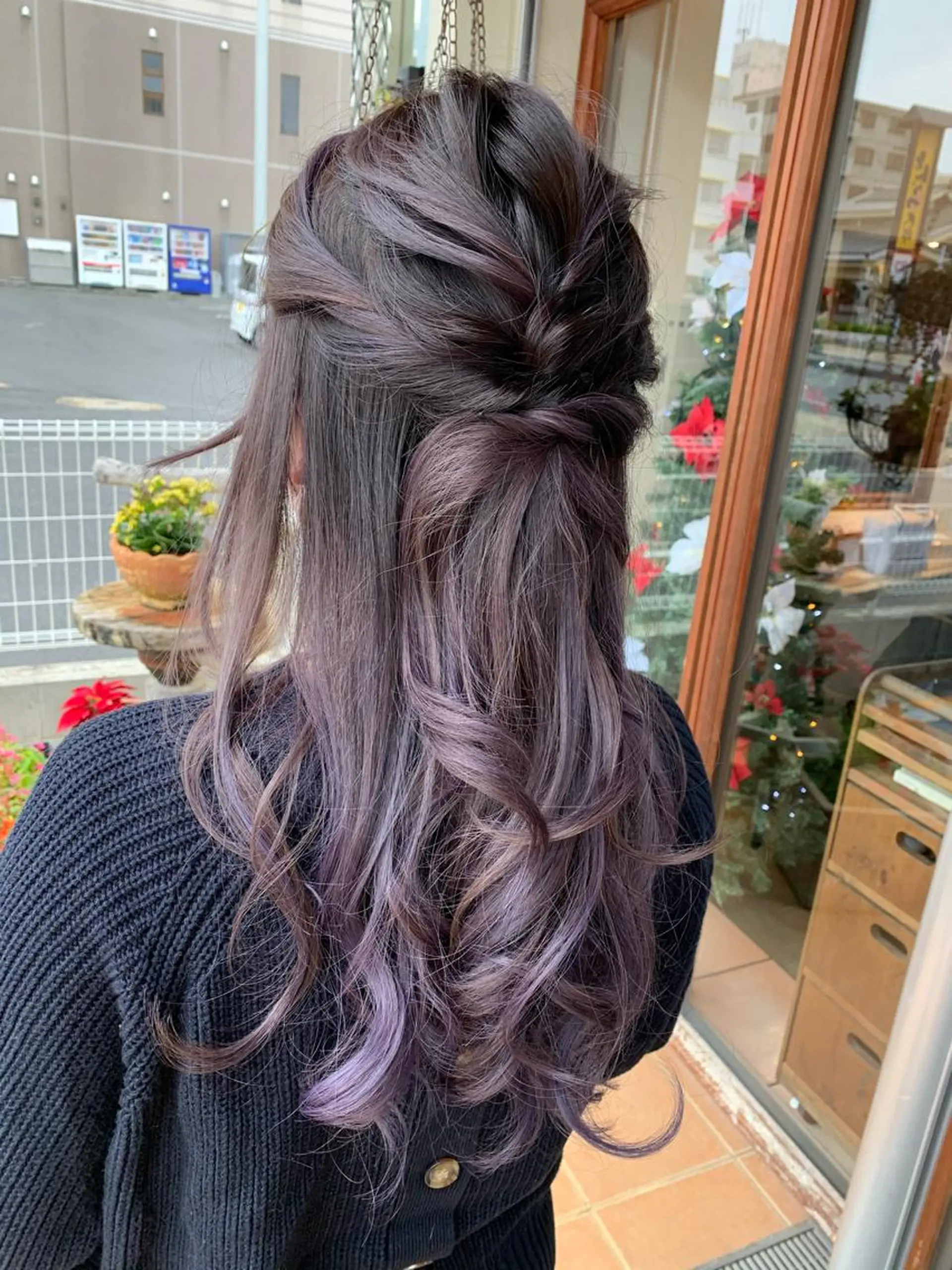 ロング アルグラーテ 上原のヘアスタイル