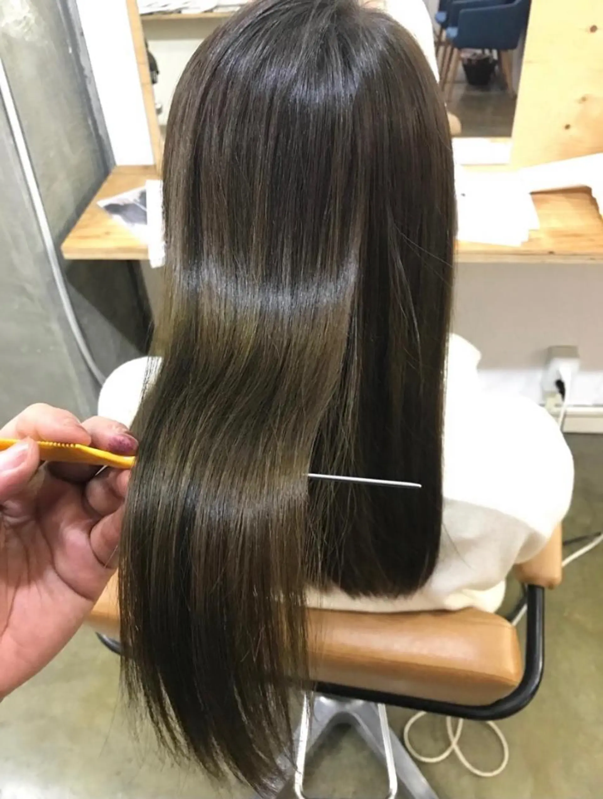 ロング カラー ヘアカラー 縮毛矯正 トリートメント 🌸髪質改善特化🌸 店長 ゆうやのヘアスタイル