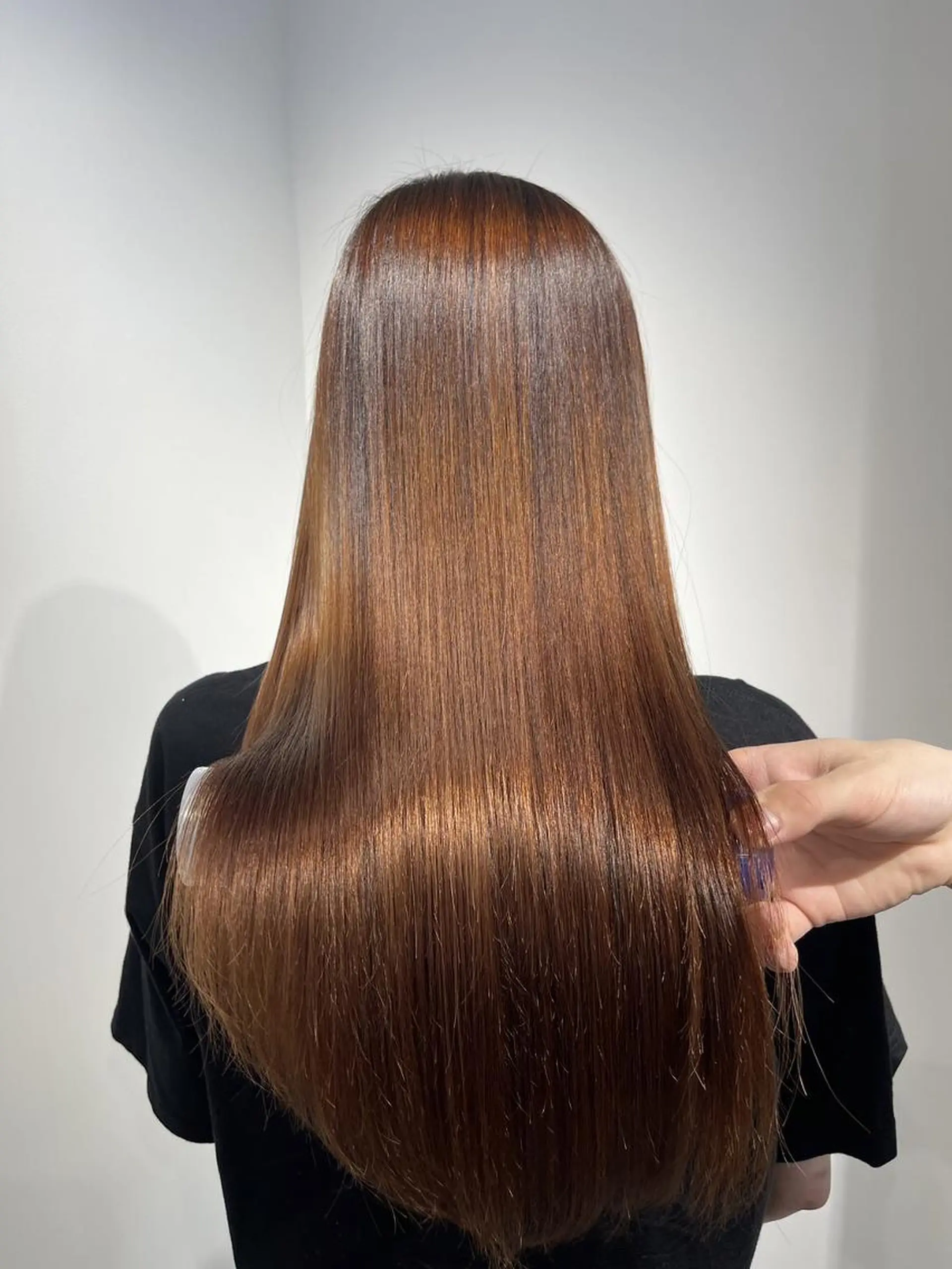 ロング カット ヘアカラー 縮毛矯正 縮毛矯正/髪質改善 特化/冨島智基のヘアスタイル