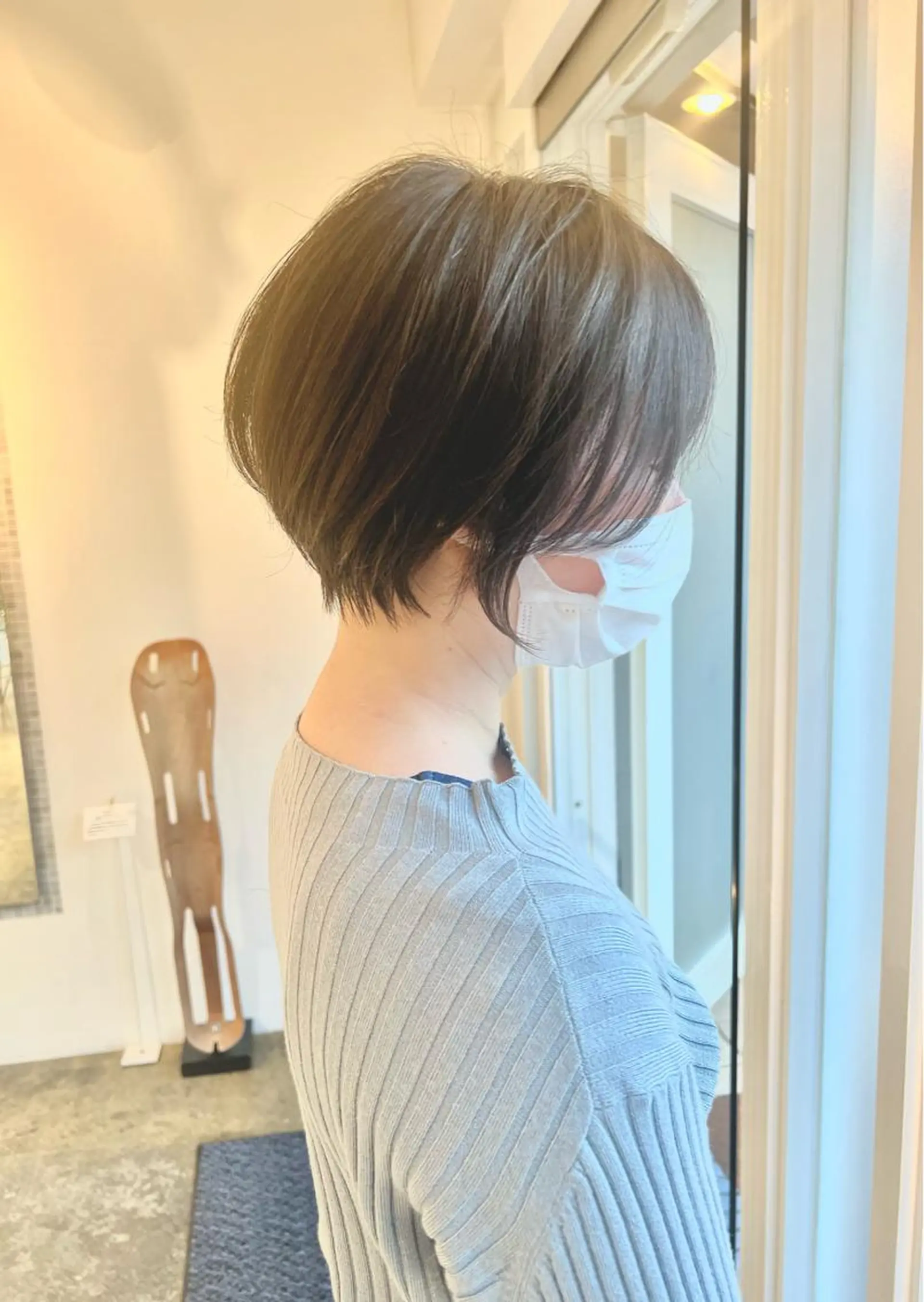 ショート ショート/ボブ/縮毛 三上達大のヘアスタイル