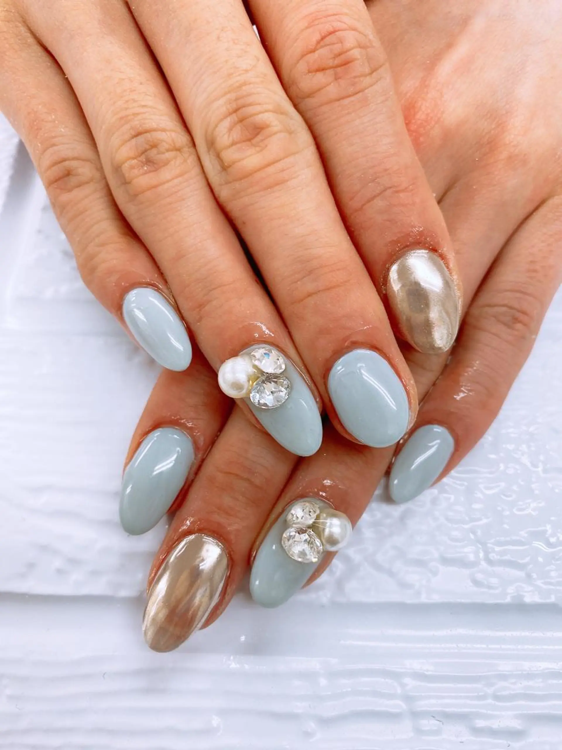 ネイル ミラーネイル N._._. clawのネイルデザイン