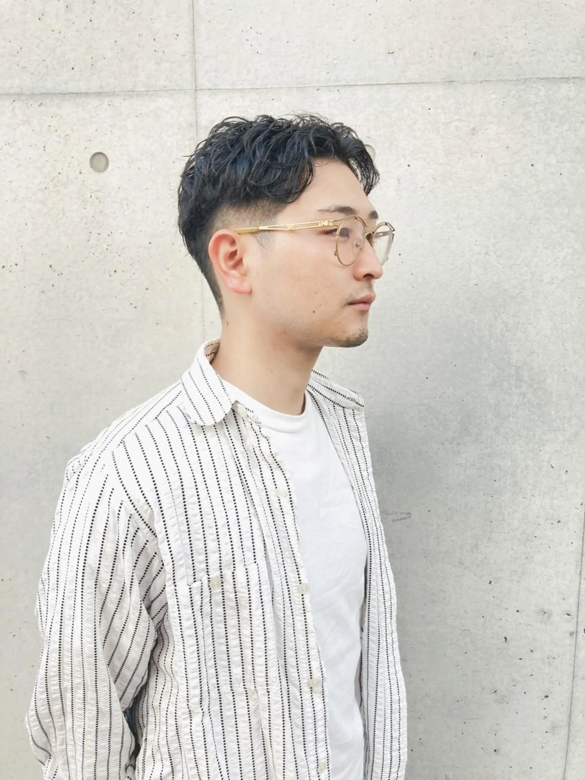 メンズ メンズパーマ 金田 夏野のヘアスタイル