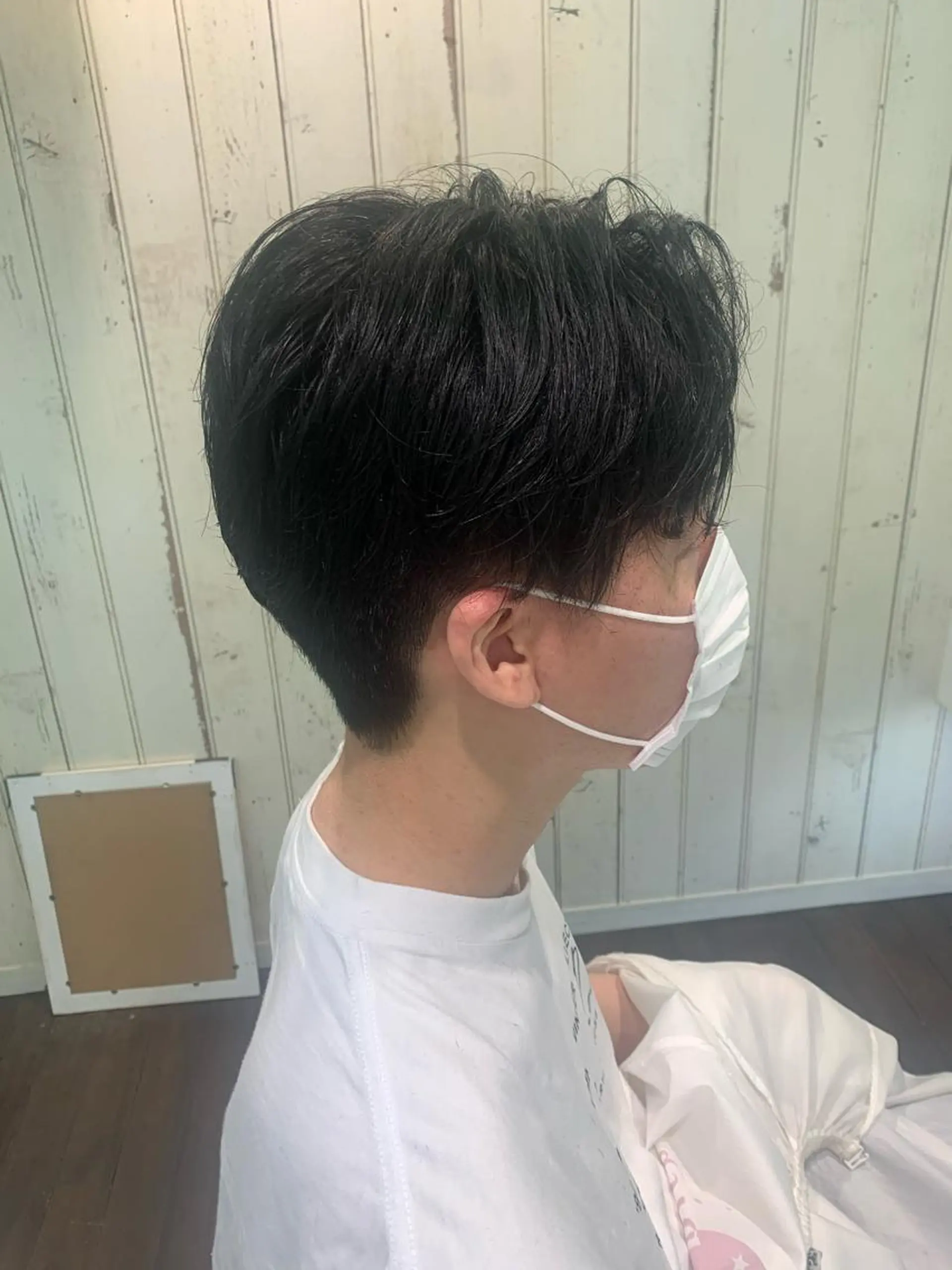 ショート メンズ 三矢 ちなつのヘアスタイル