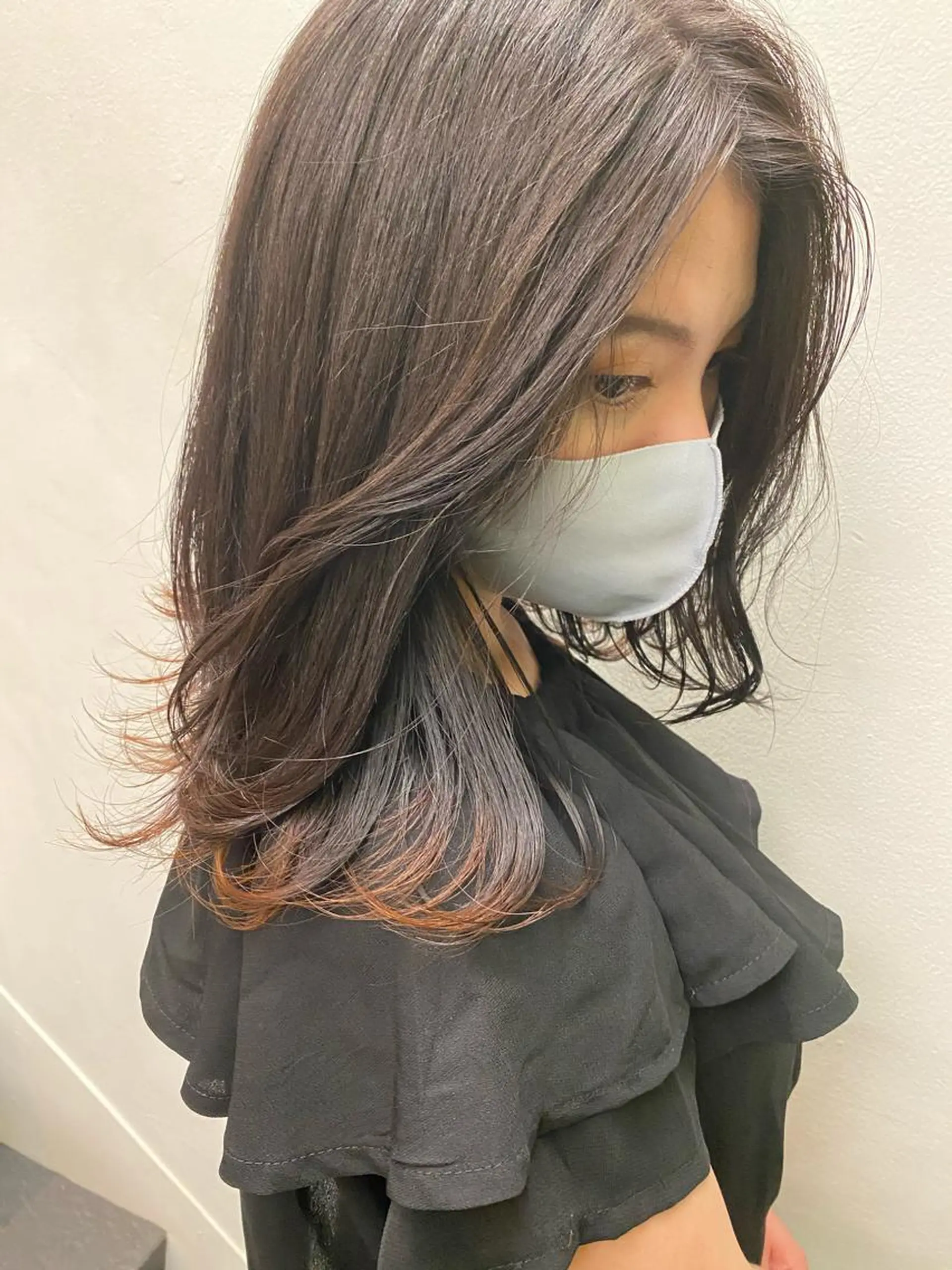 ミディアム ヘアカラー トリートメント 安藤 翔平のヘアスタイル