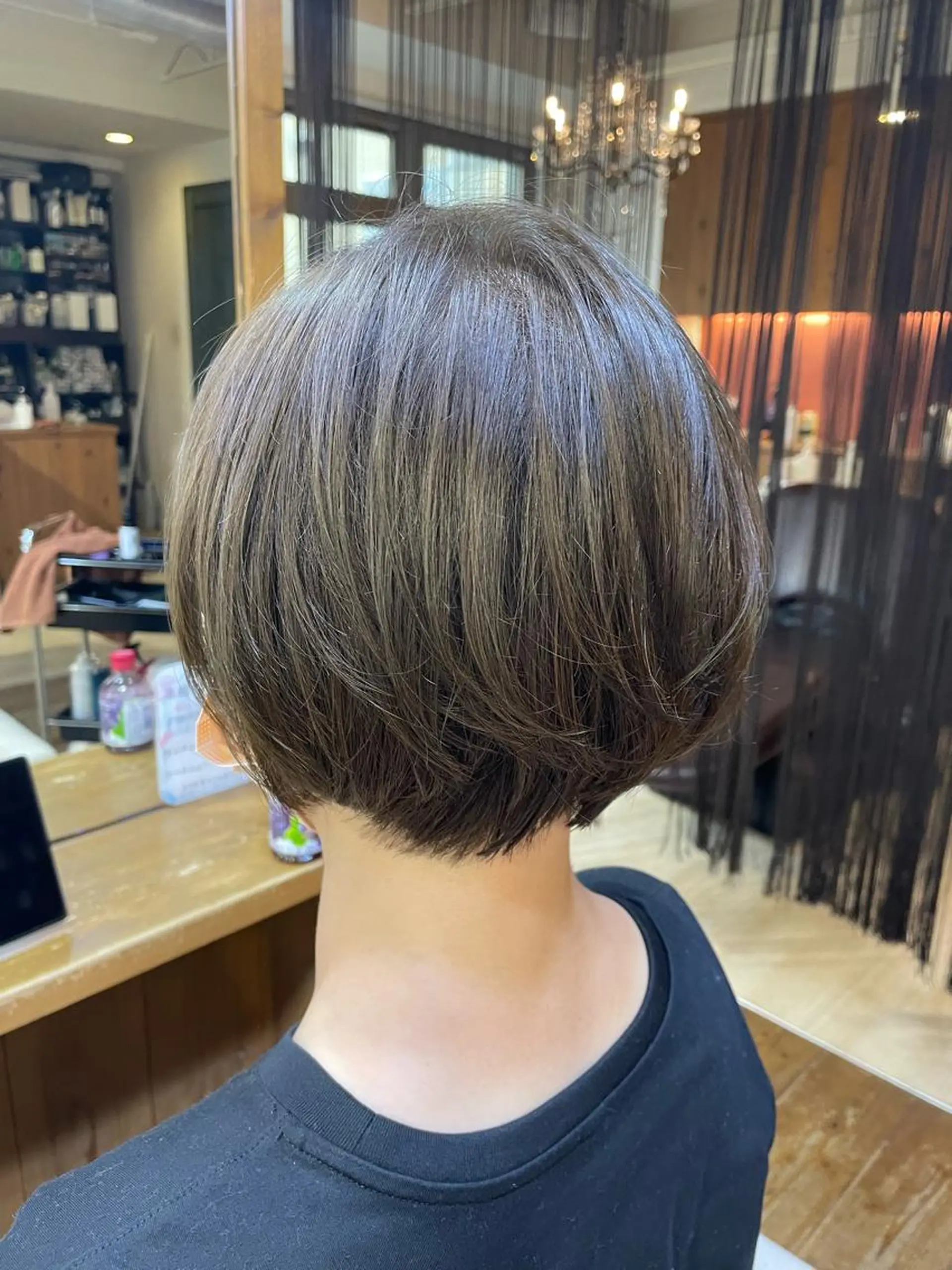 ショート ショートボブ アッシュ ボブ ショートヘア 山木 裕子のヘアスタイル