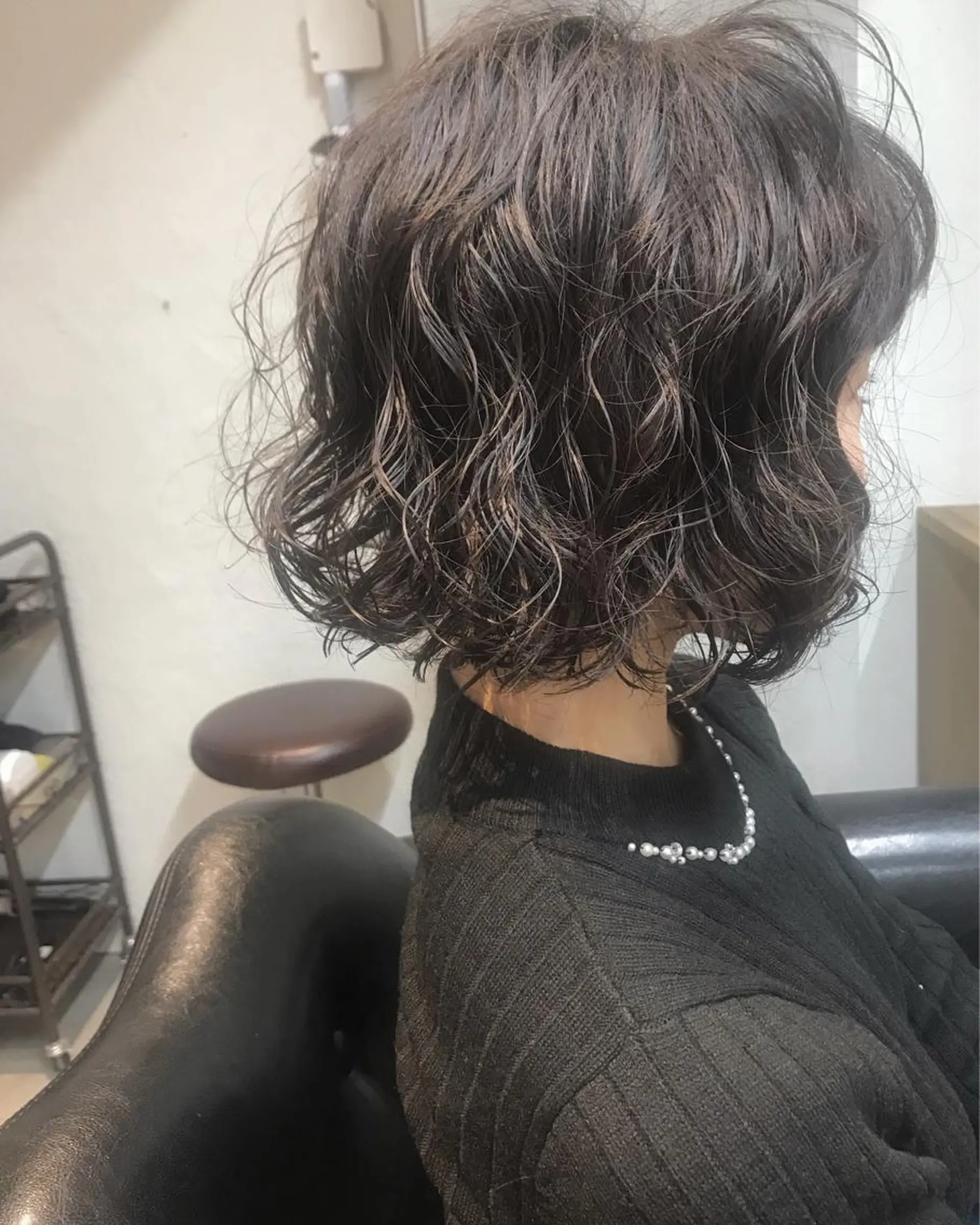 ミディアム パーマ ミディアムパーマ ボブ カット パーマ トリートメント 🧼柴田 健太郎🧼のヘアスタイル