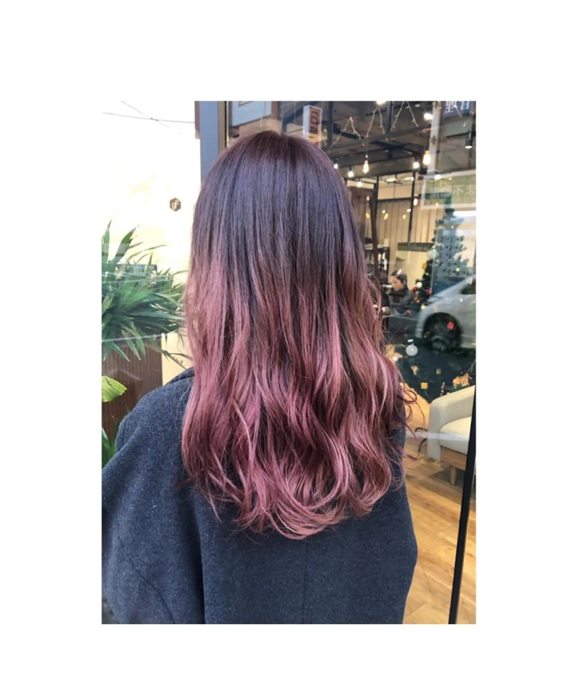 ロング カラー あらい なつみのヘアスタイル