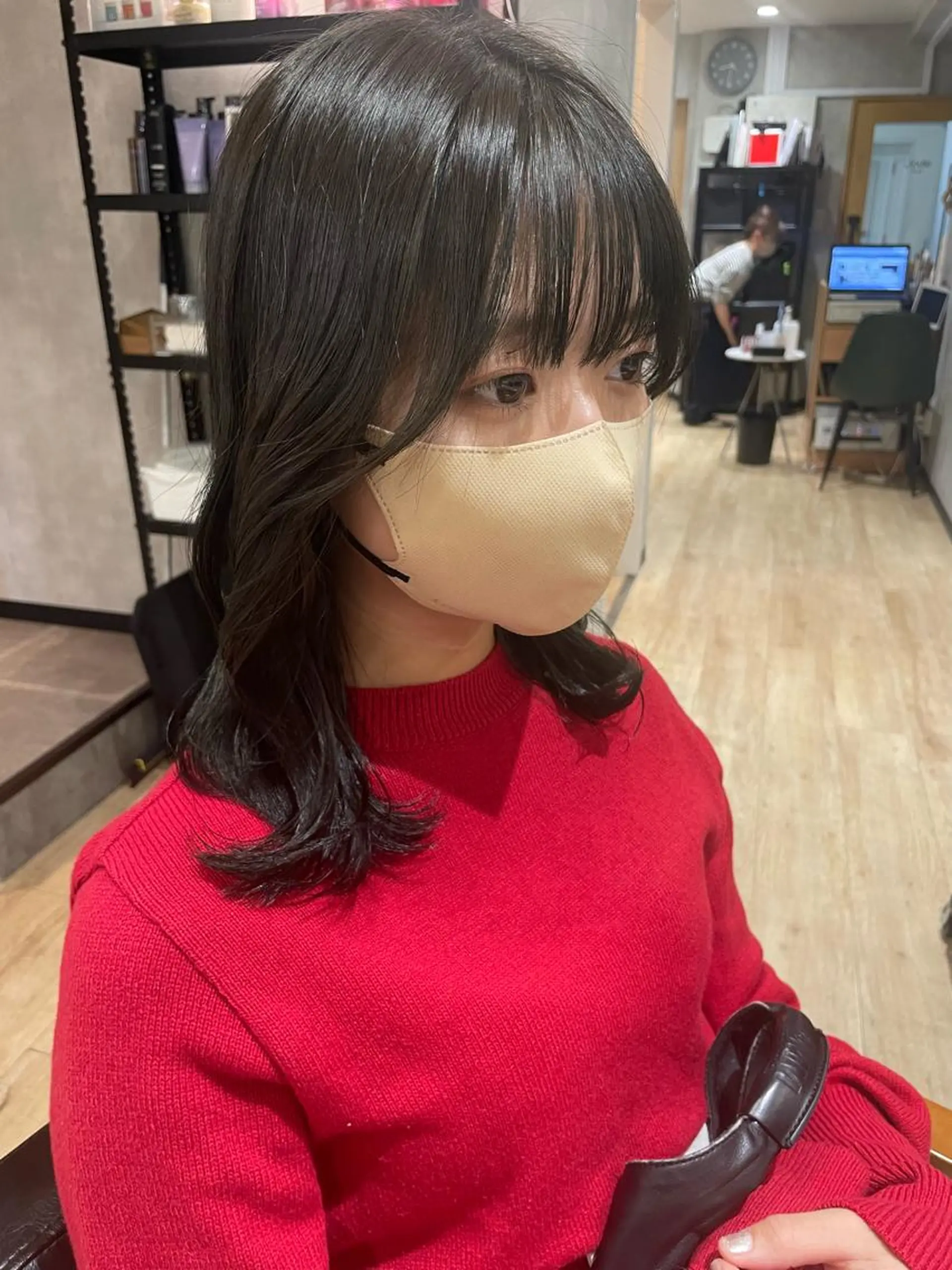 ミディアム トレンド透明感カラー ☘️大貫 昂涼🐹のヘアスタイル