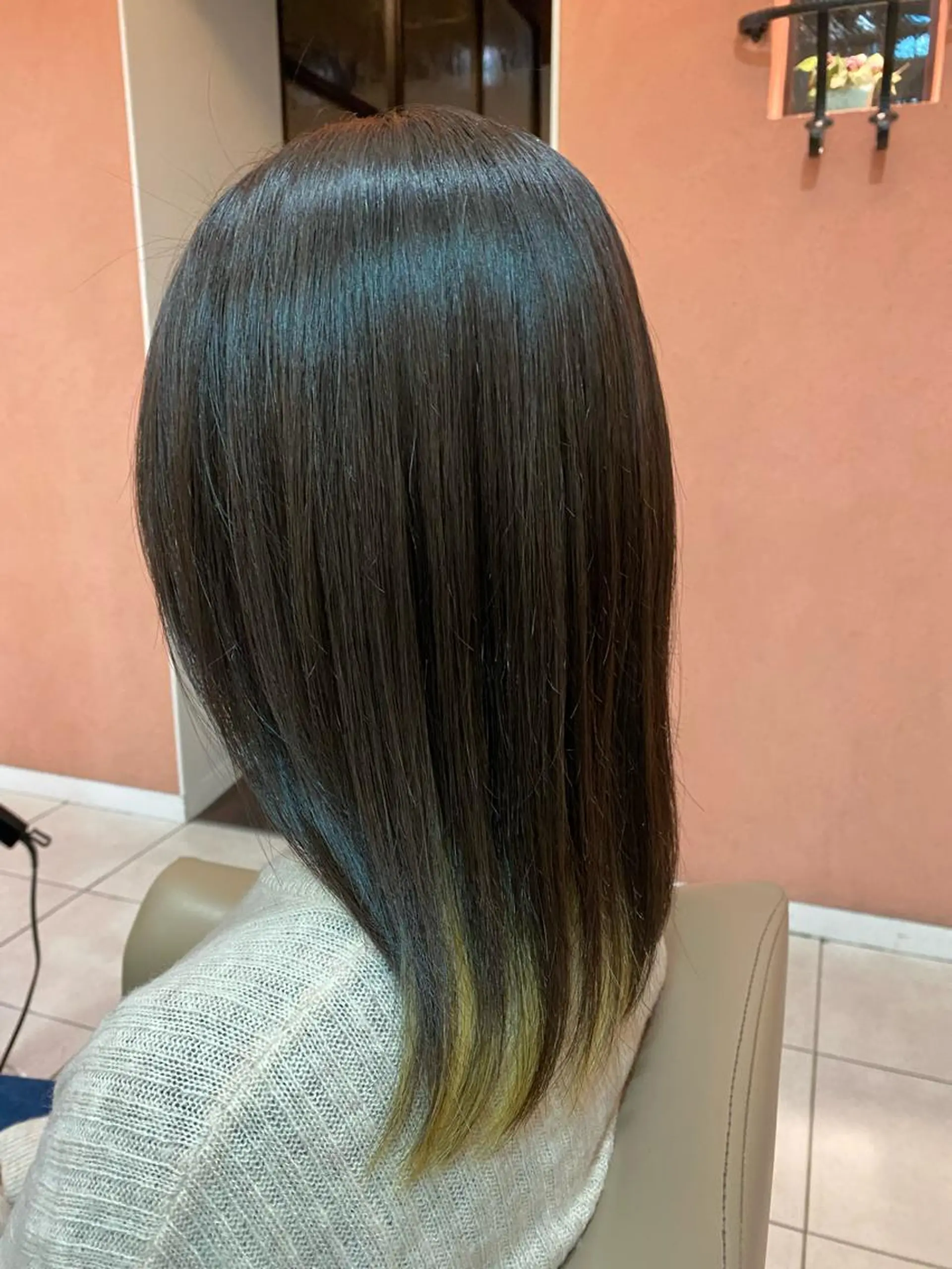 ミディアム 酸性ストレート カット 縮毛矯正 トリートメント 《大人気髪質改善》 プログレス国分寺店のヘアスタイル