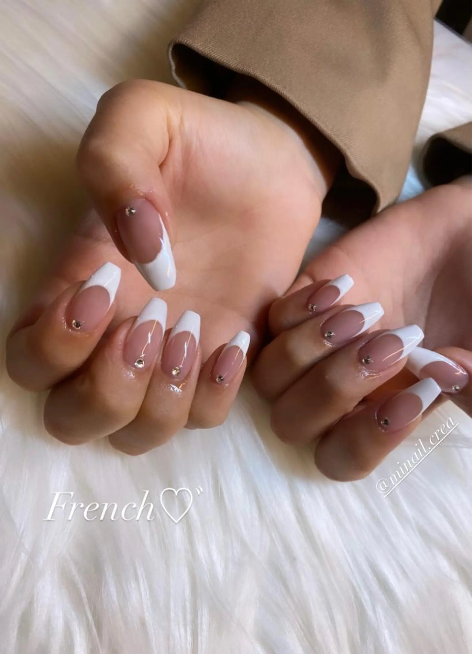 ネイル フレンチネイル CReA nailのネイルデザイン