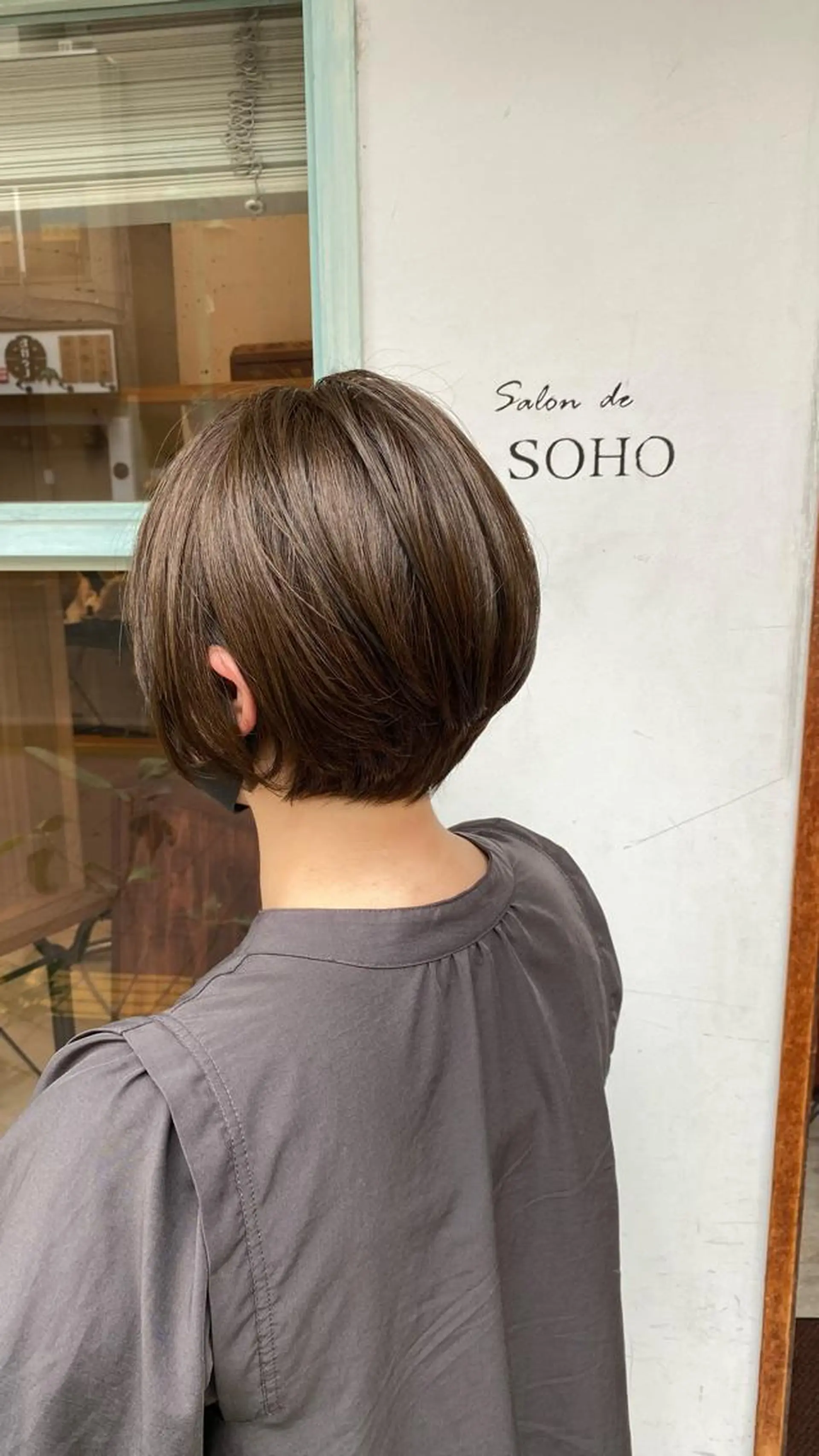 ショート カラー ヘアカラー いまじゅく あおいのヘアスタイル