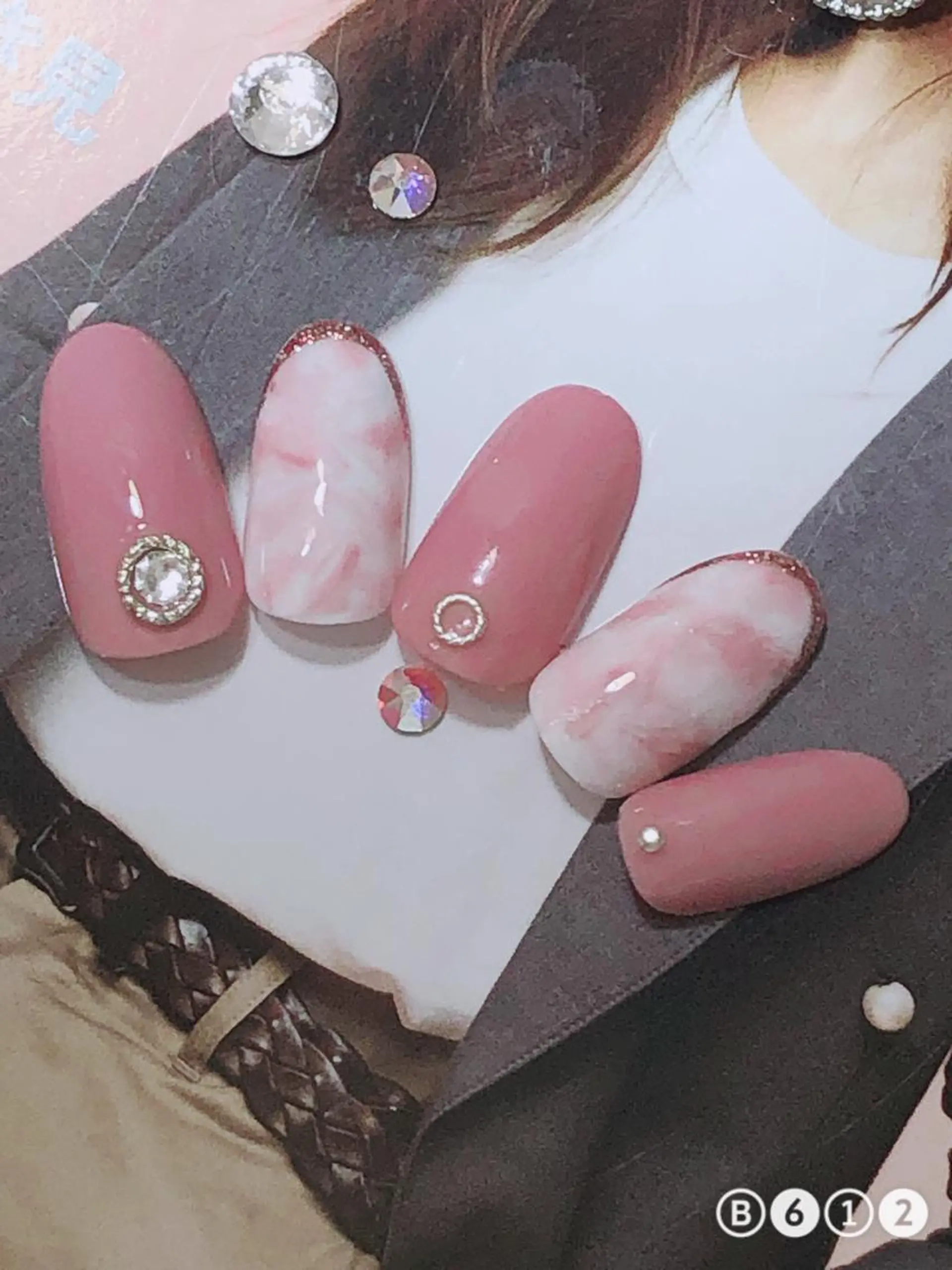 ネイル 北浦和 自爪育成ケアのネイルデザイン