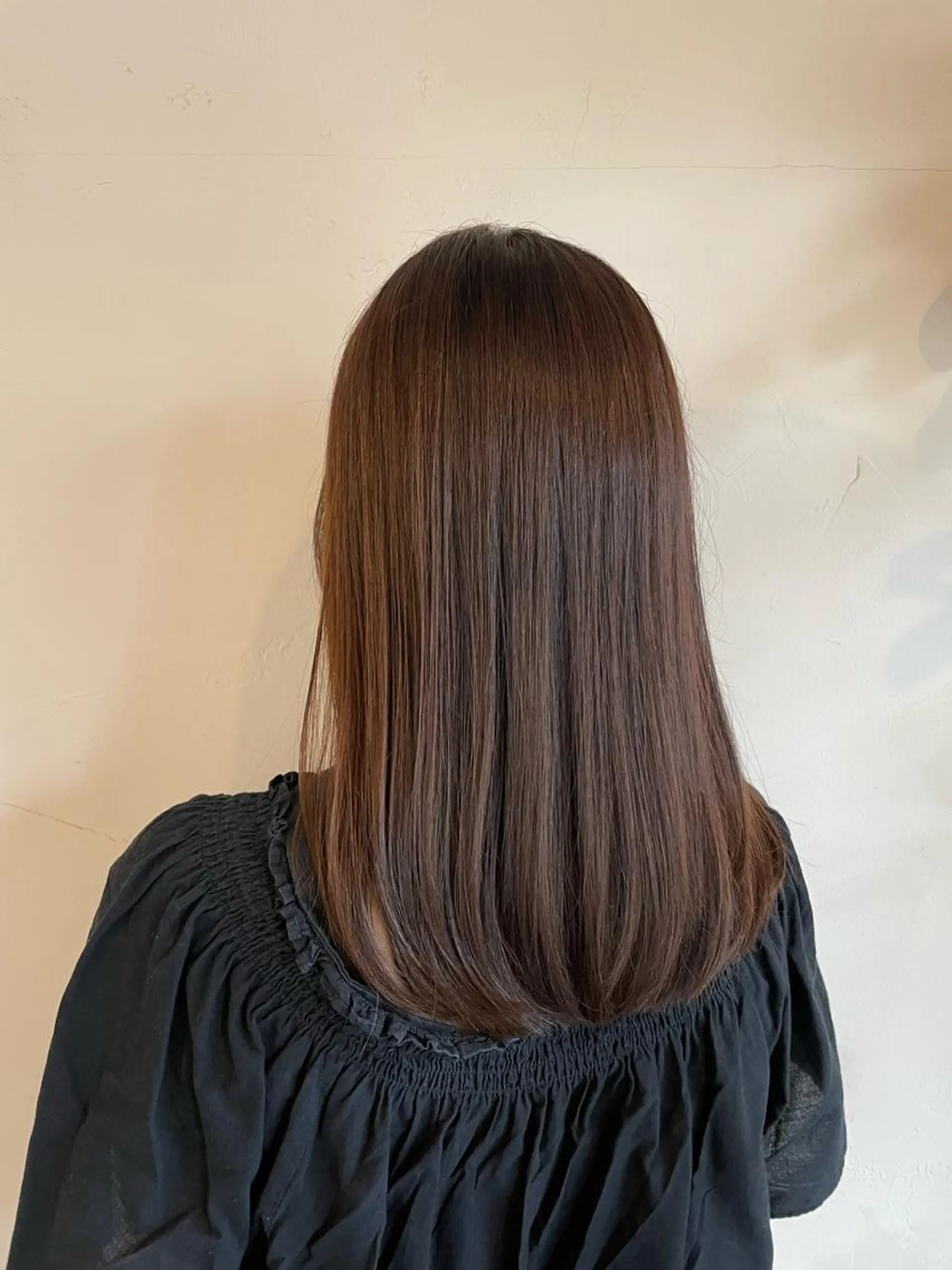 セミロング カット 縮毛矯正 トリートメント AKALA HAIR 西宮店　Juriのヘアスタイル