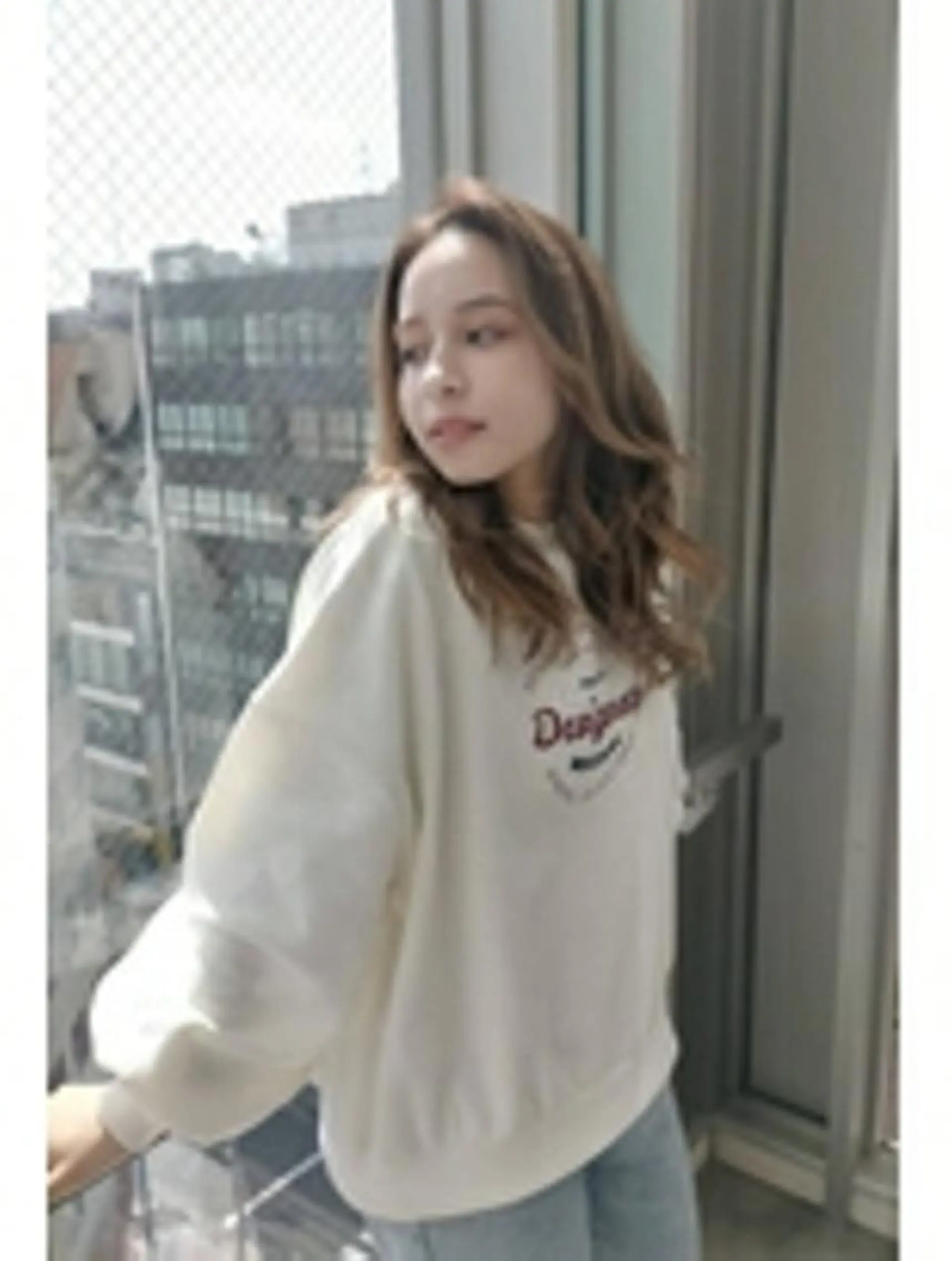 ロング カラー 冨岡 千尋のヘアスタイル