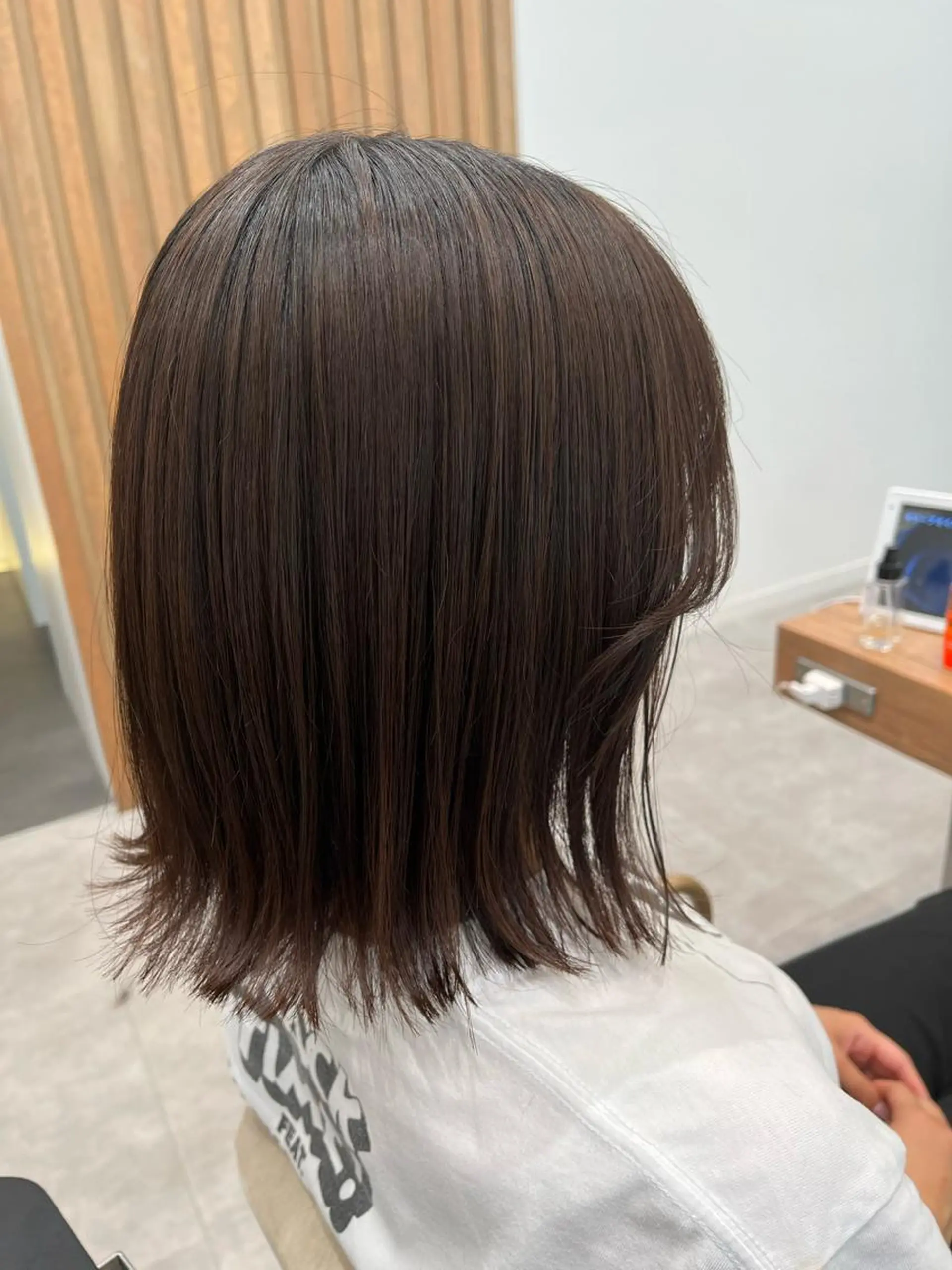 ミディアム 木野田 萌のヘアスタイル