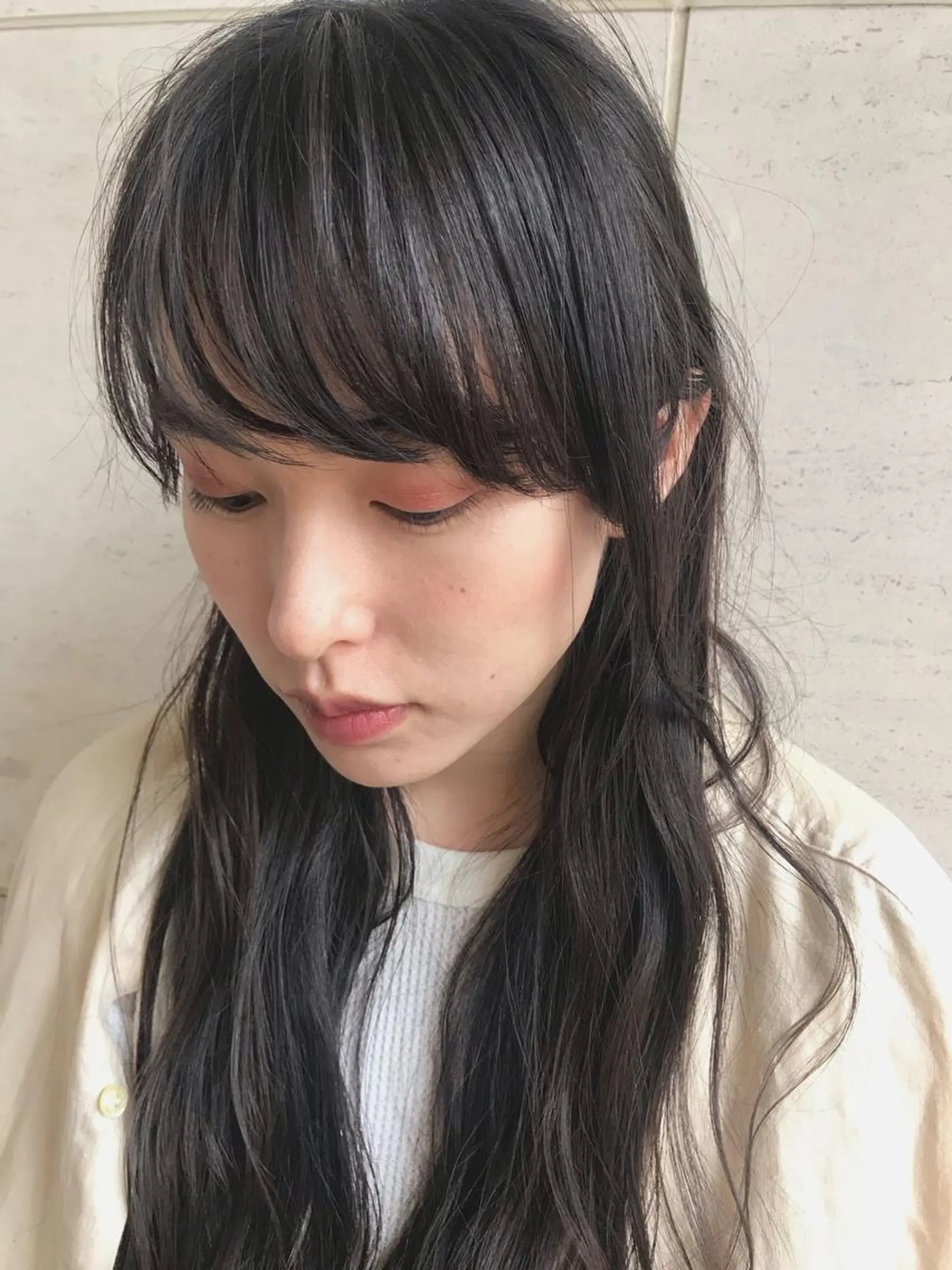 セミロング カラー パーマ パープルカラー カット パーマ トリートメント 🧼柴田 健太郎🧼のヘアスタイル