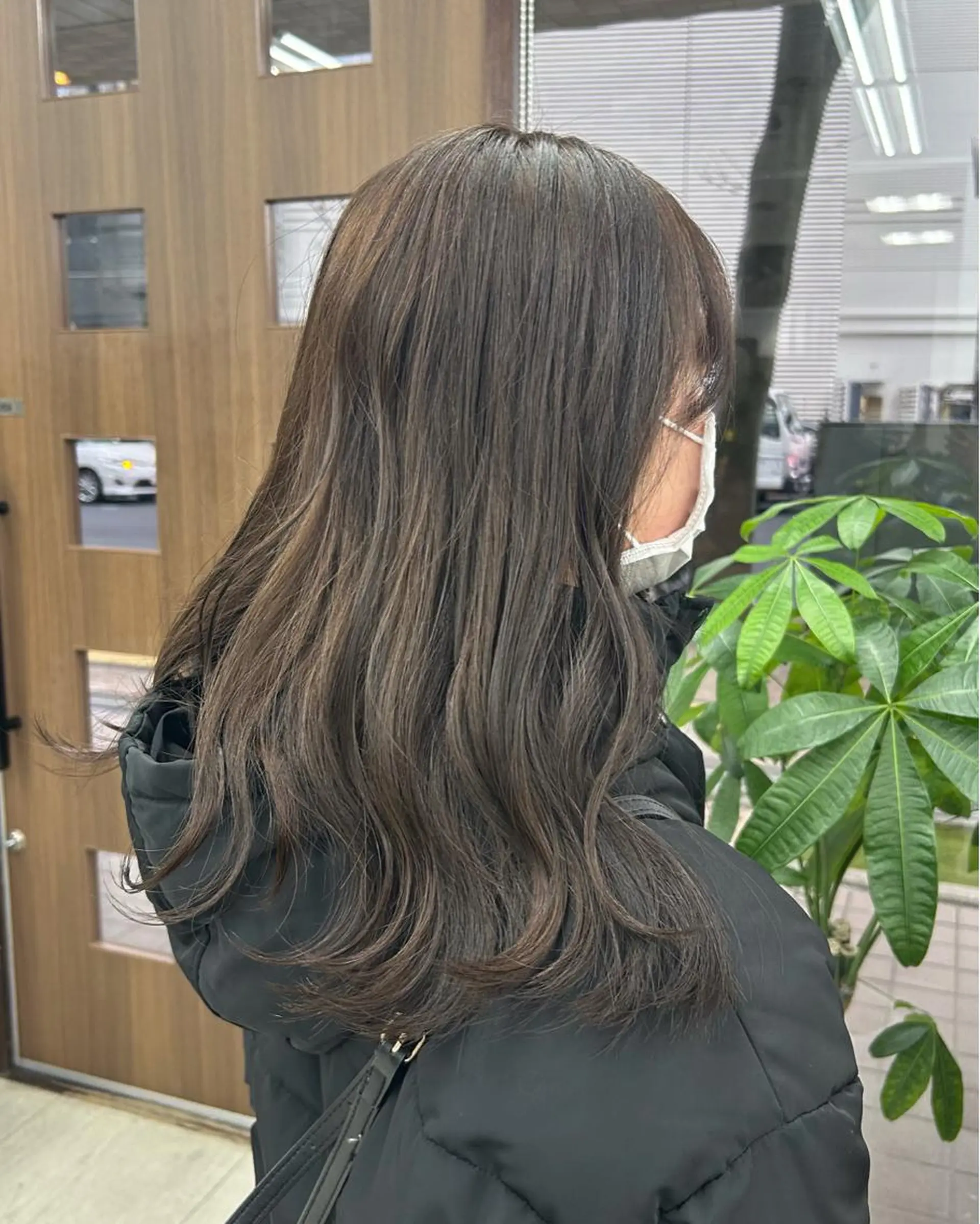 セミロング ダブルカラー/韓国 ヘア/さわのあかねのヘアスタイル