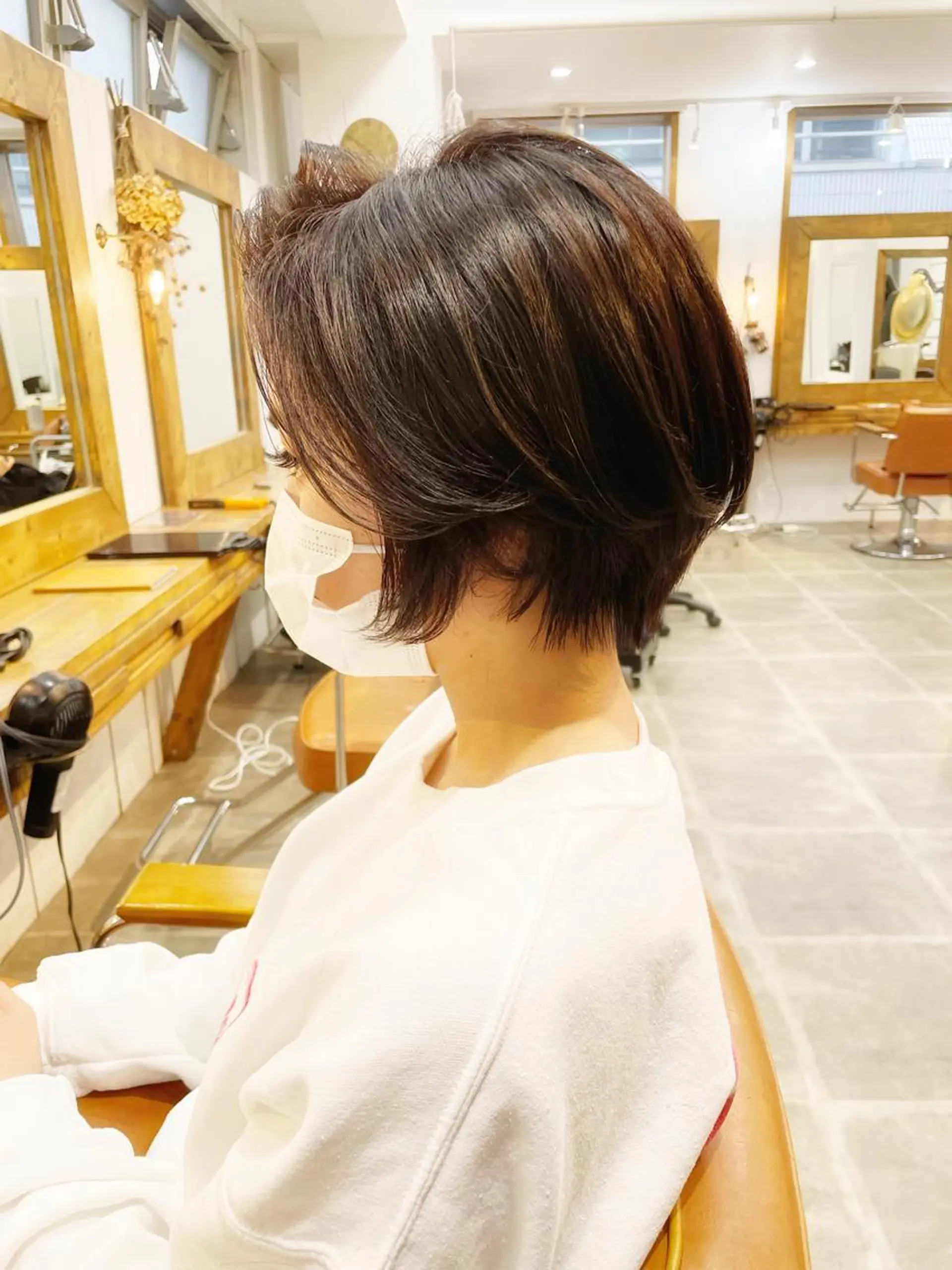 ショート ショートボブ ボブ ミセス ショートヘア 👑銀座ショート/ 絶壁補正/金子涼👑のヘアスタイル