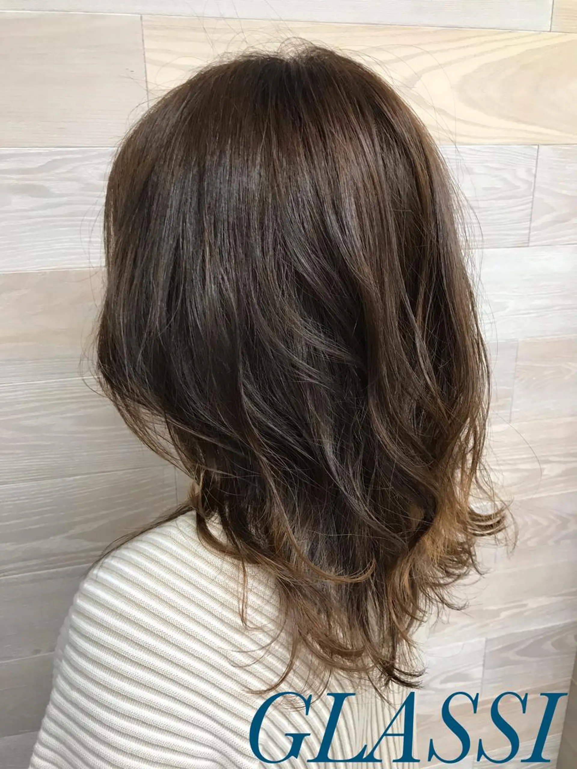 ミディアム カラー 🌈似合わせカット 中村隆寛のヘアスタイル