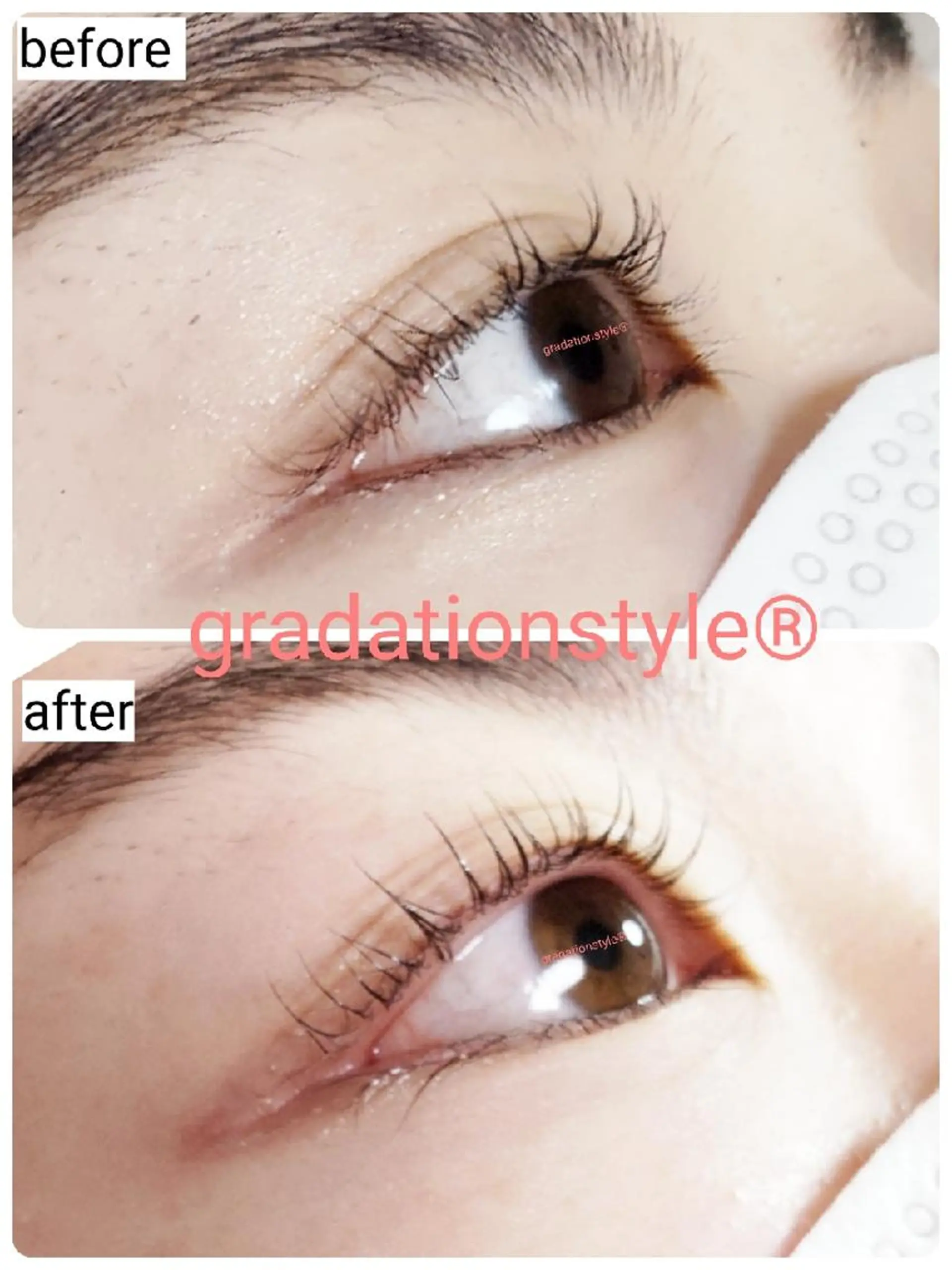 マツエク・マツパ まつげパーマ 🎼グラデーション スタイル札幌♫*⁠✧のマツエク・マツパデザイン