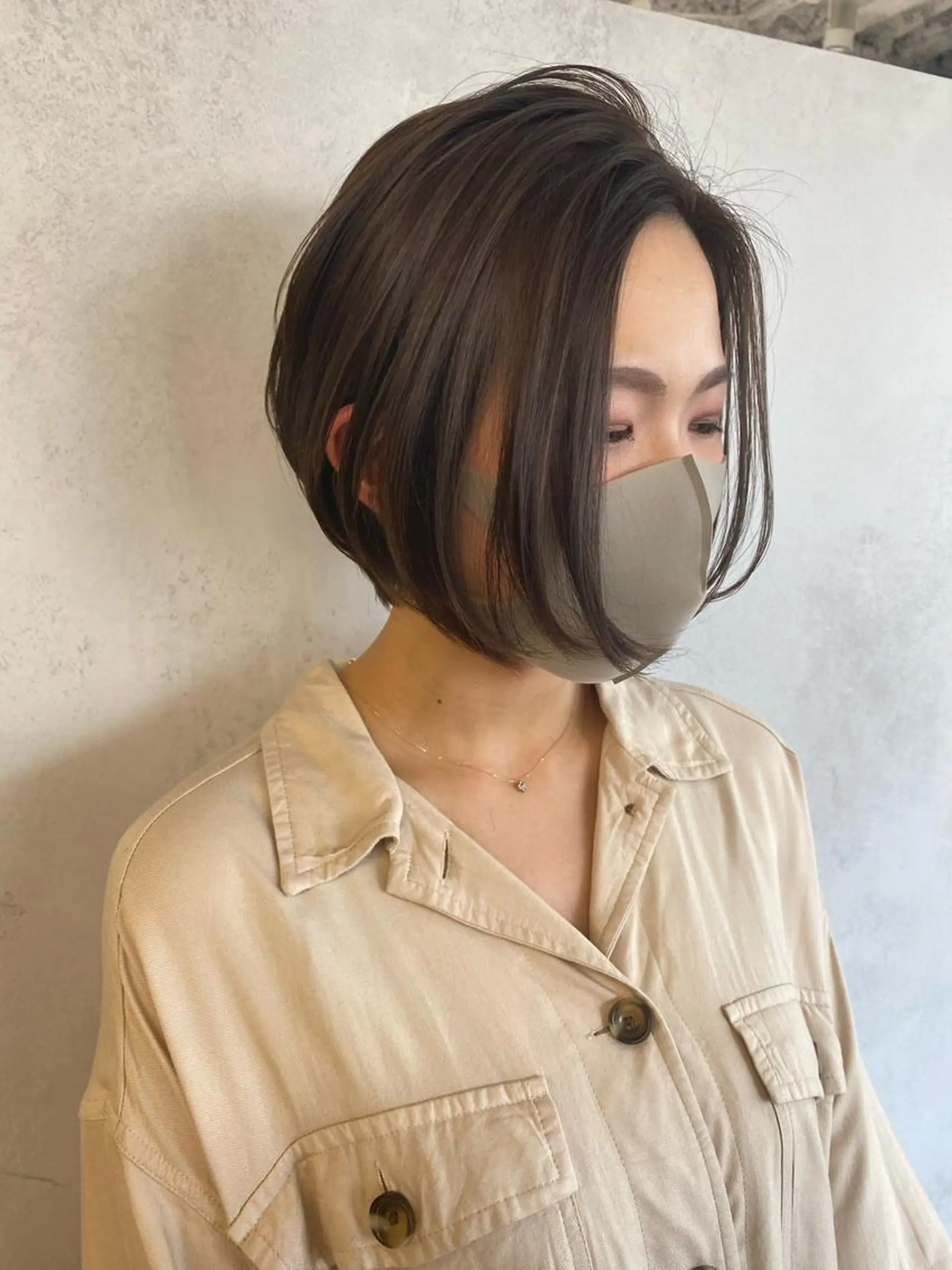 ショート ハッシュカット /レイヤー/大阪中津のヘアスタイル