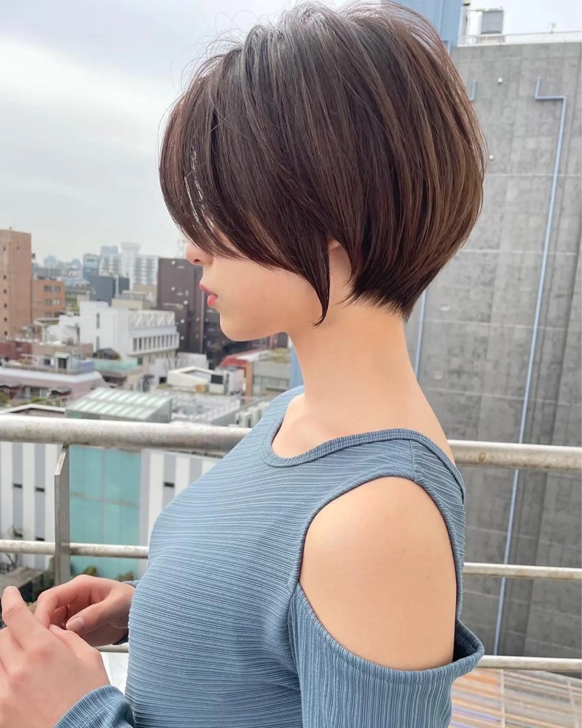 ショート 美髪縮毛矯正🤍 髪質改善/Shinaのヘアスタイル