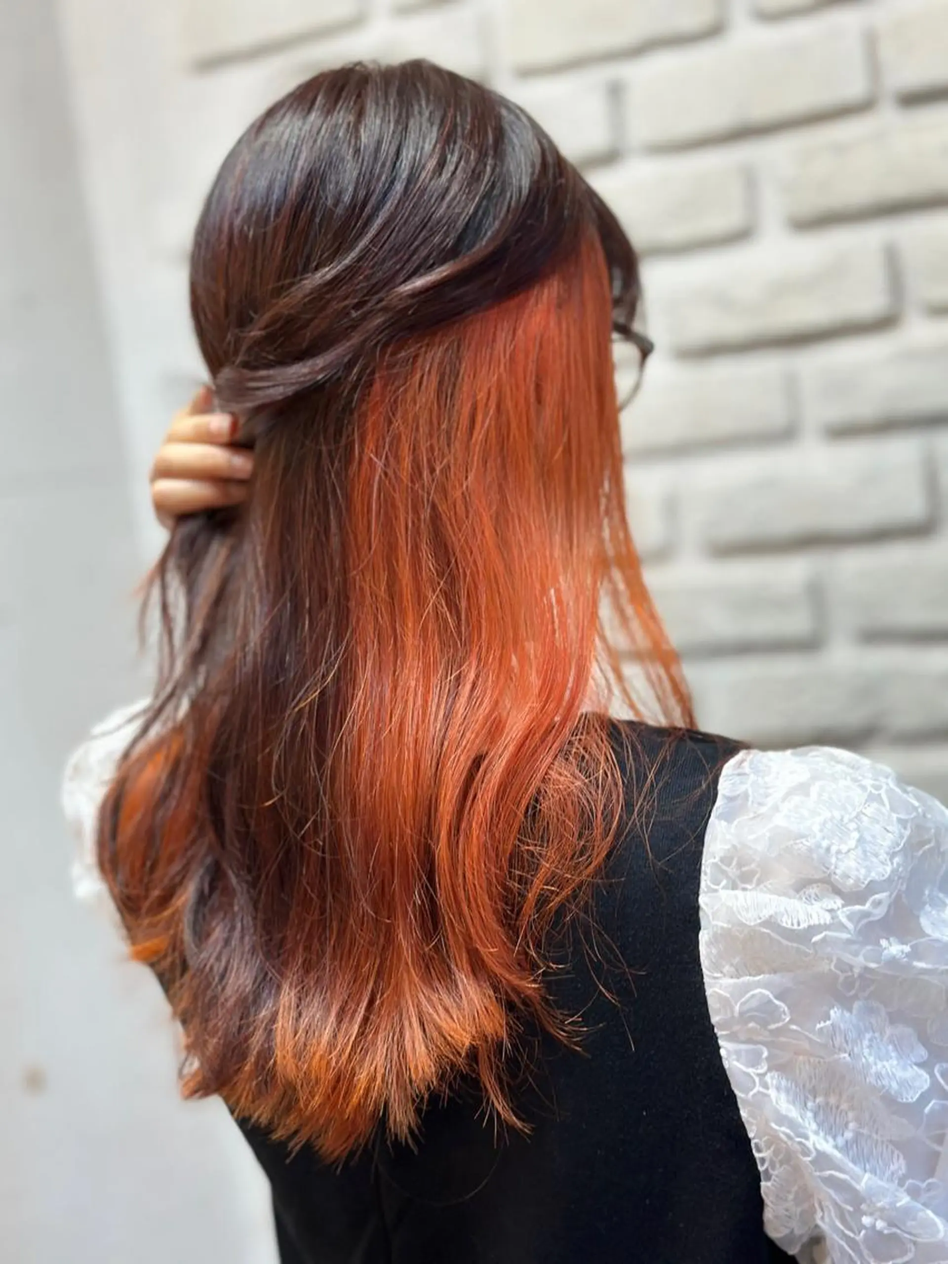 セミロング カラー 池袋メンズ パーマ本多のヘアスタイル