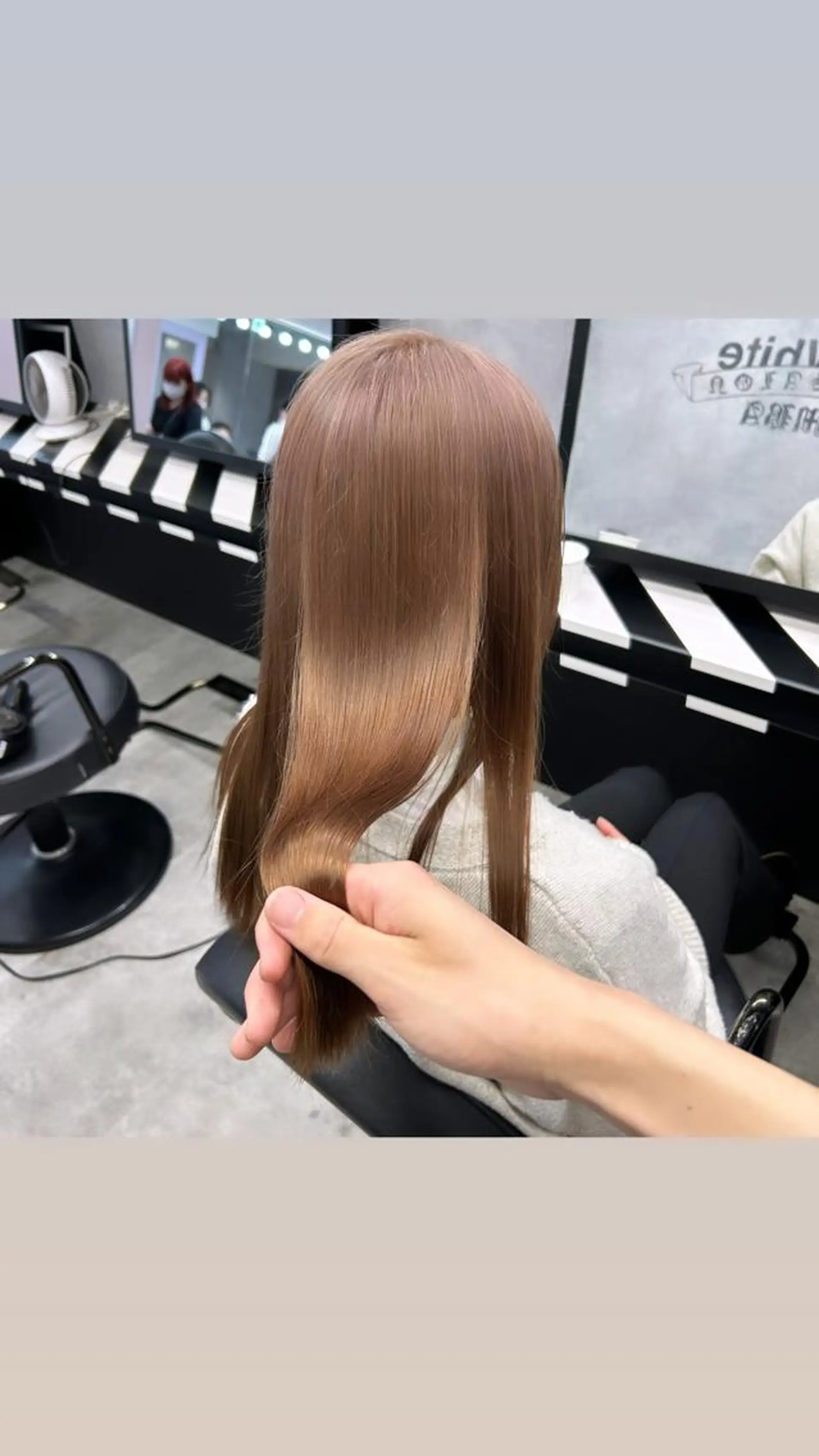 セミロング 縮毛矯正・髪質改善 特化 出納 直起のヘアスタイル