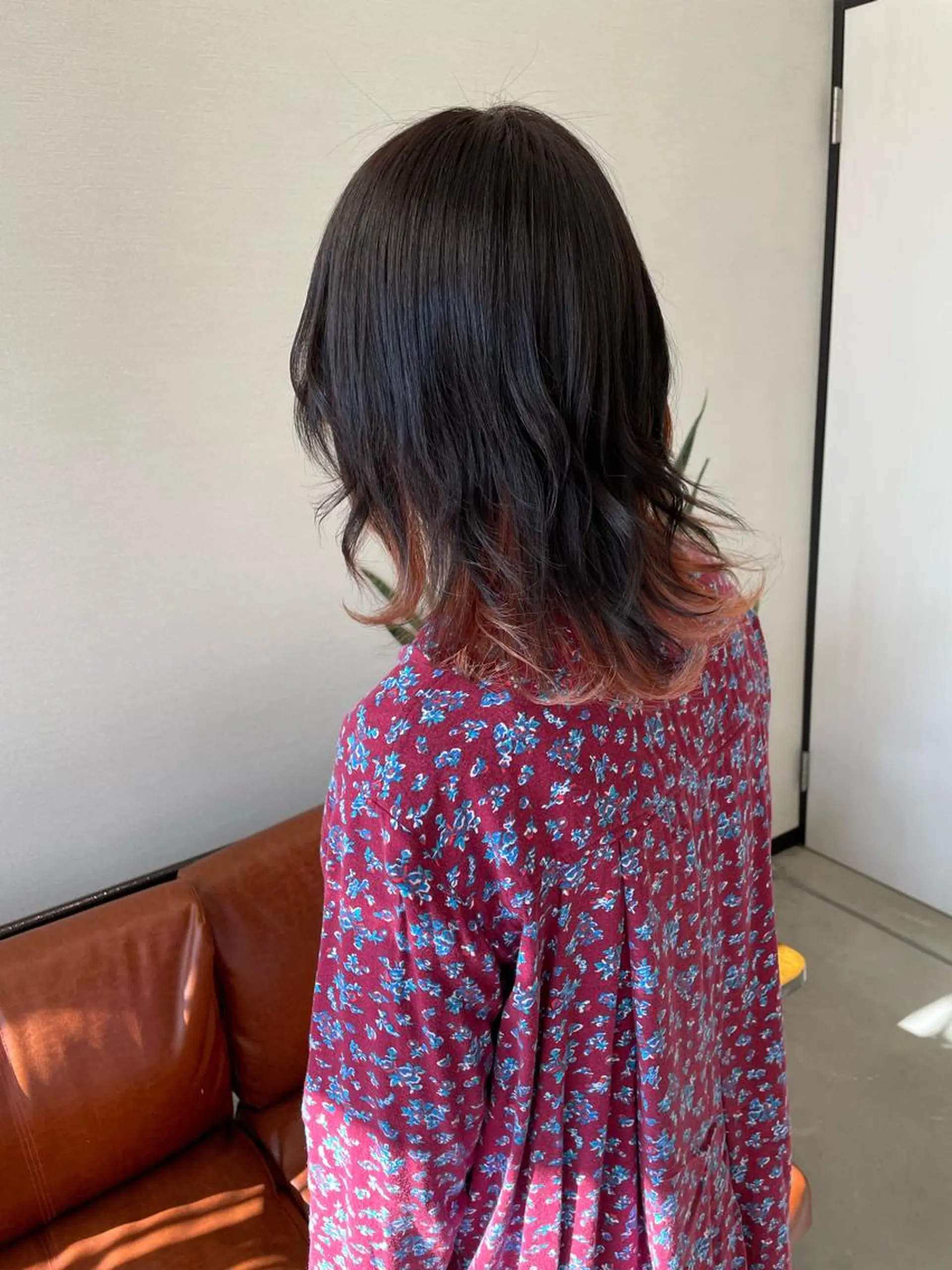 セミロング キノシタ ナオユキのヘアスタイル