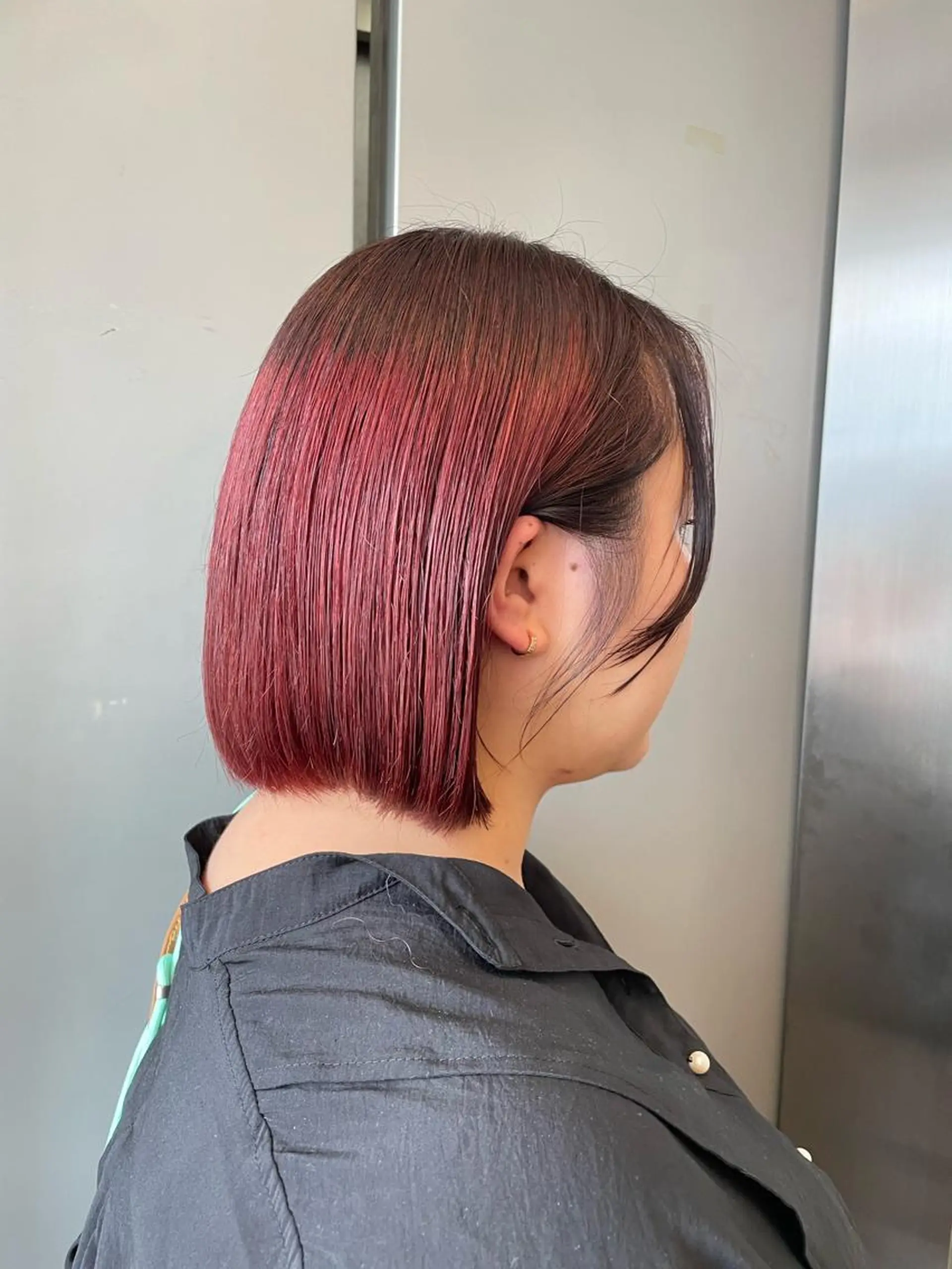 ミディアム be.perch所属・山口 朔弥のヘアスタイル