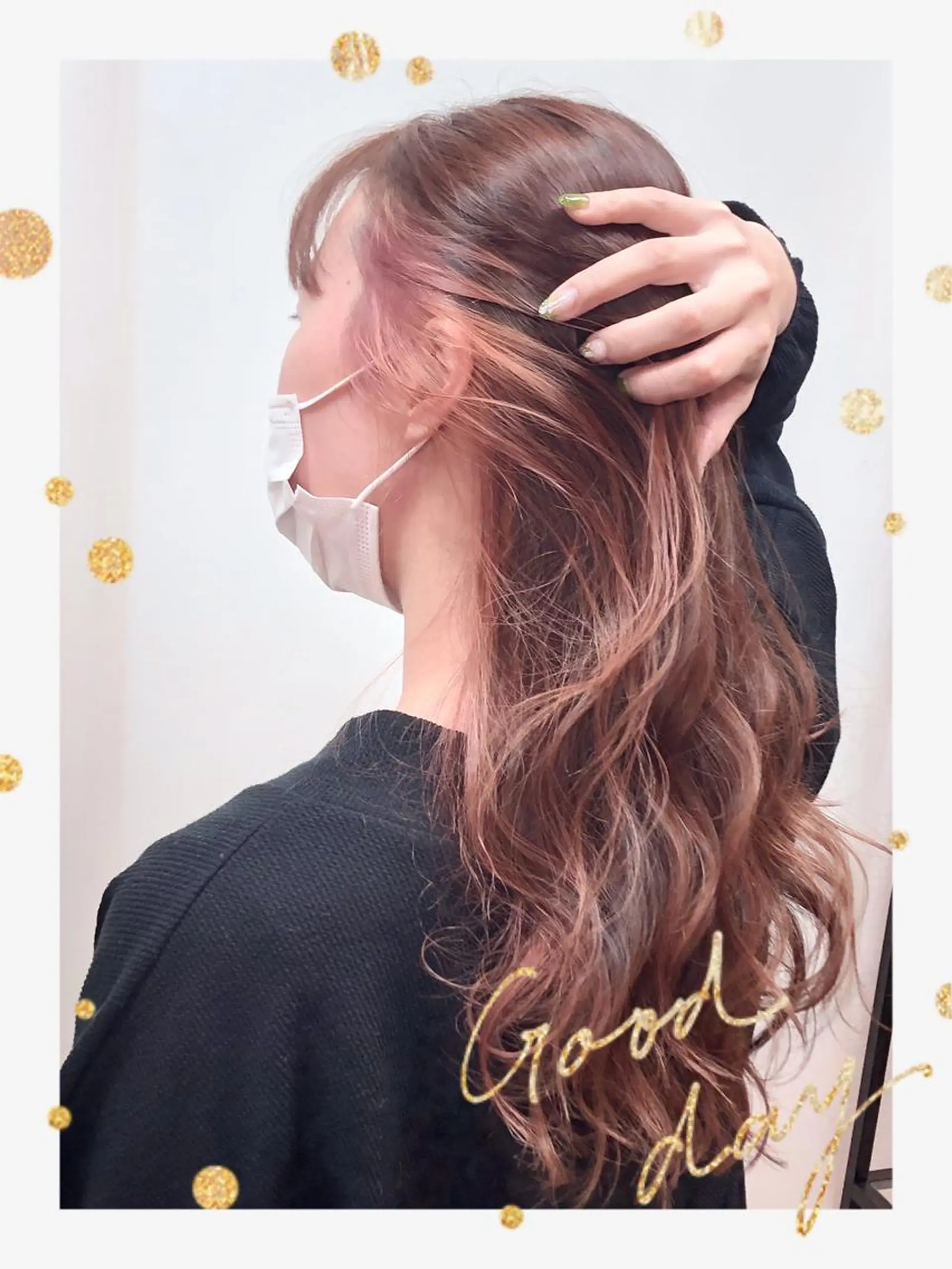 ロング カラー Annon プライベートサロンのヘアスタイル