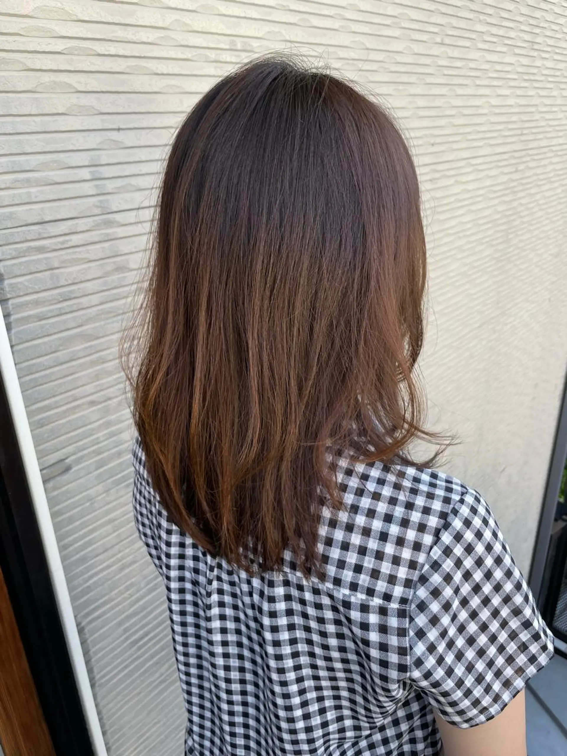 ミディアム 平田 怜のヘアスタイル