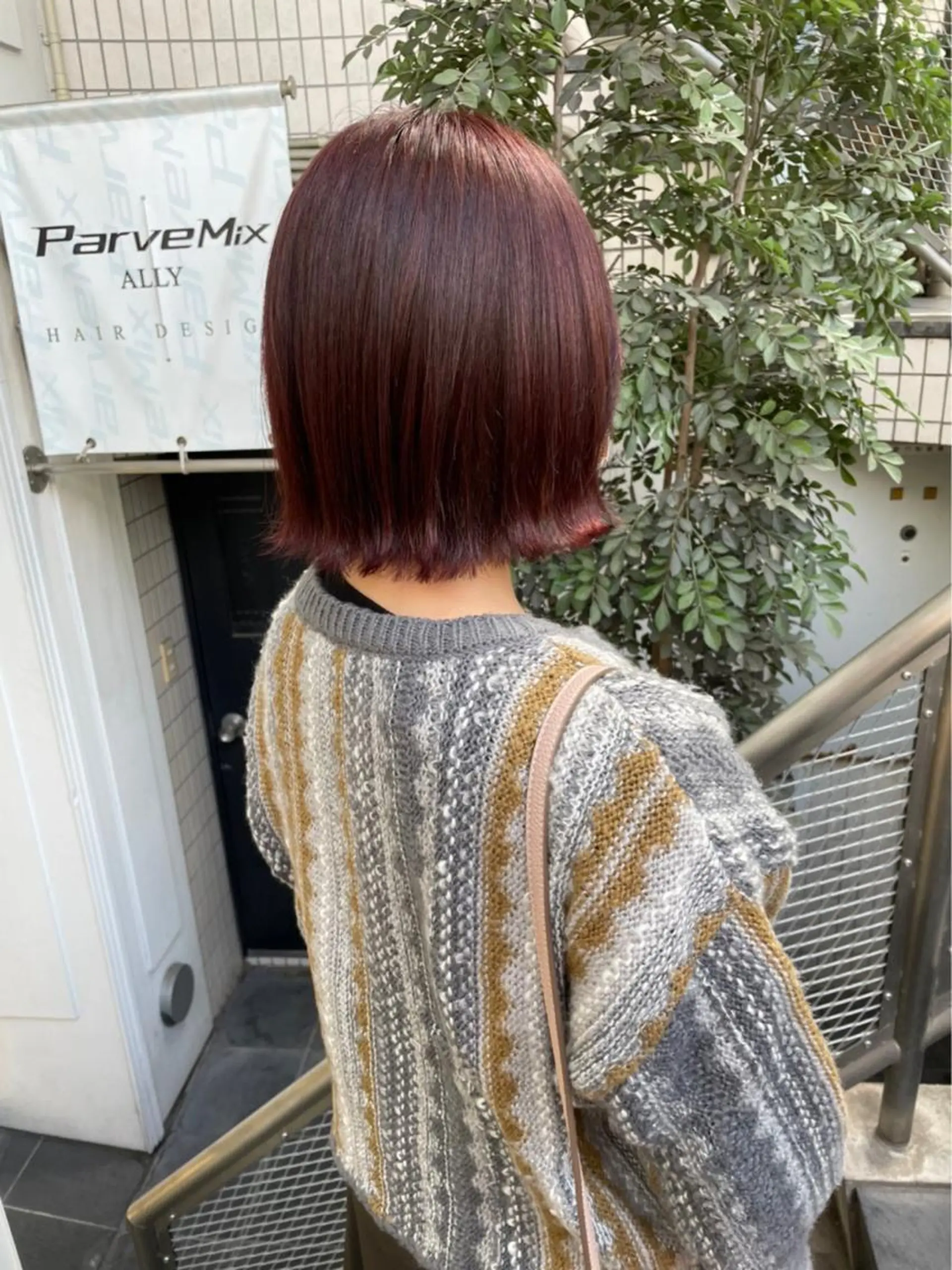 ショート カラー ピンクカラー GOODDAY ヘアサロンのヘアスタイル