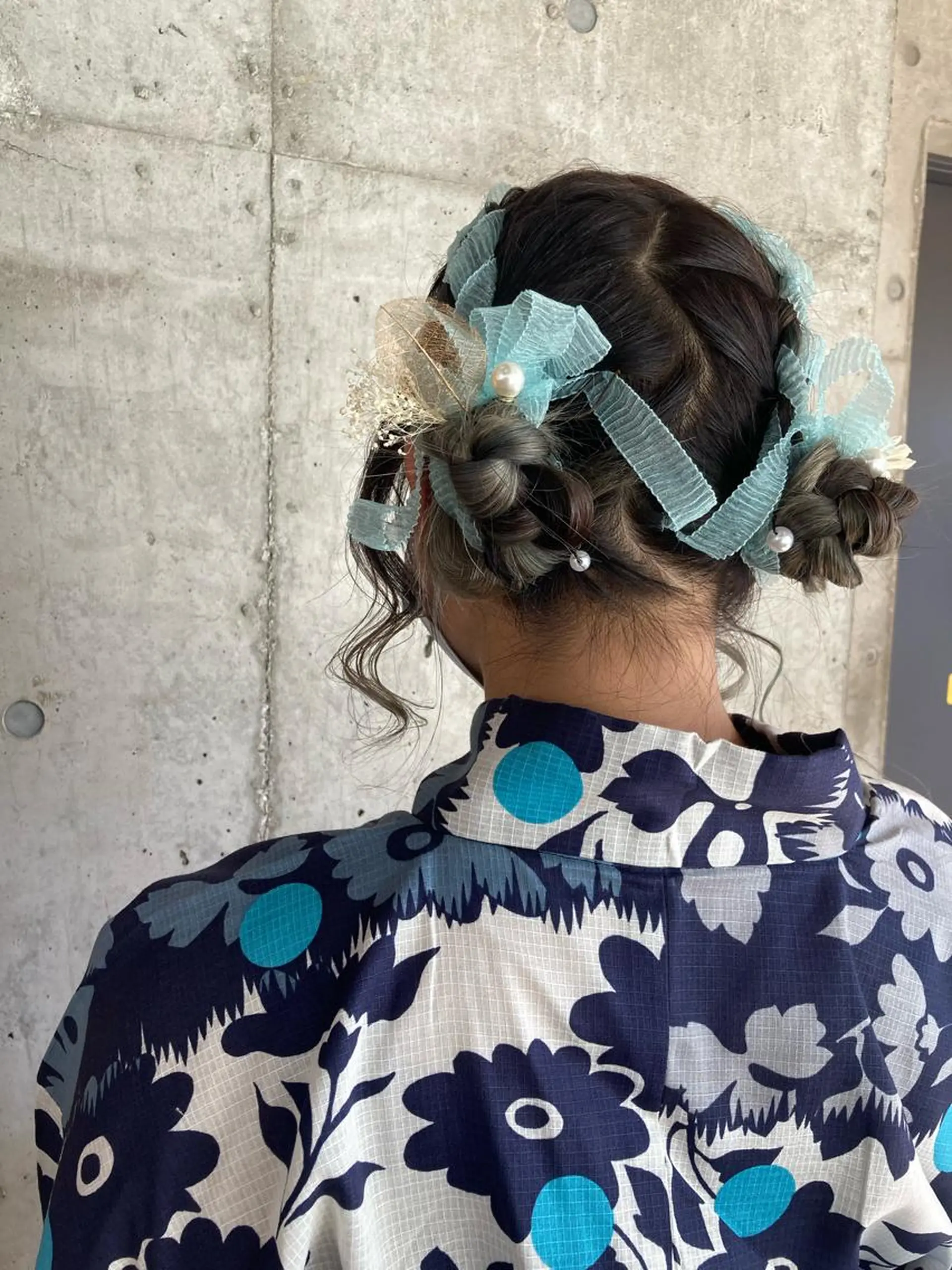 ミディアム ヘアアレンジ ヘアセット 横浜美容室/暖色系 michika🌹のヘアスタイル