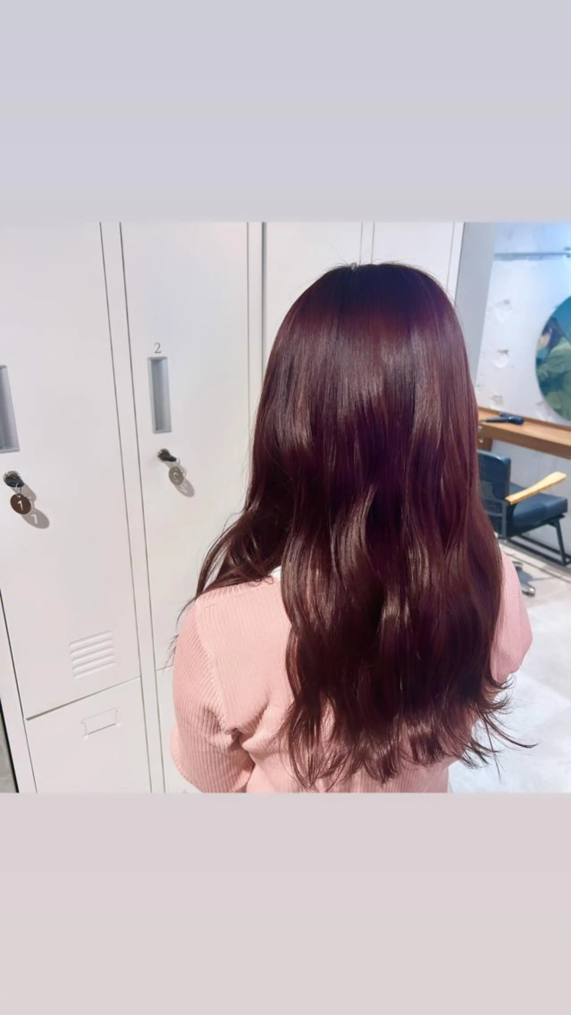 カラー ラベンダーカラー ラベンダーピンク ピンクカラー 🎀 夏秋🎀のヘアスタイル