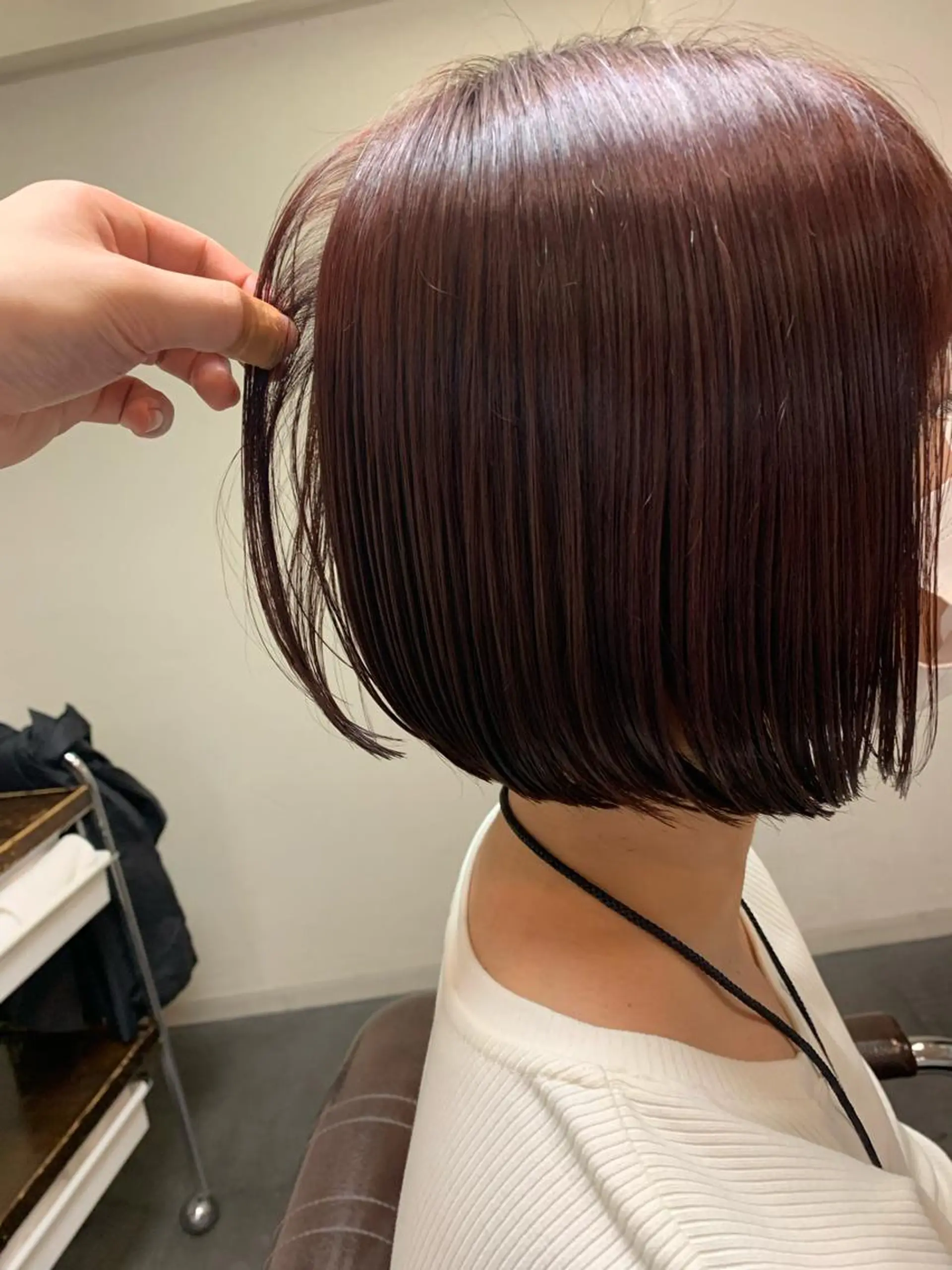 ショート ボブ TELA HAIR 岩槻　高梨のヘアスタイル