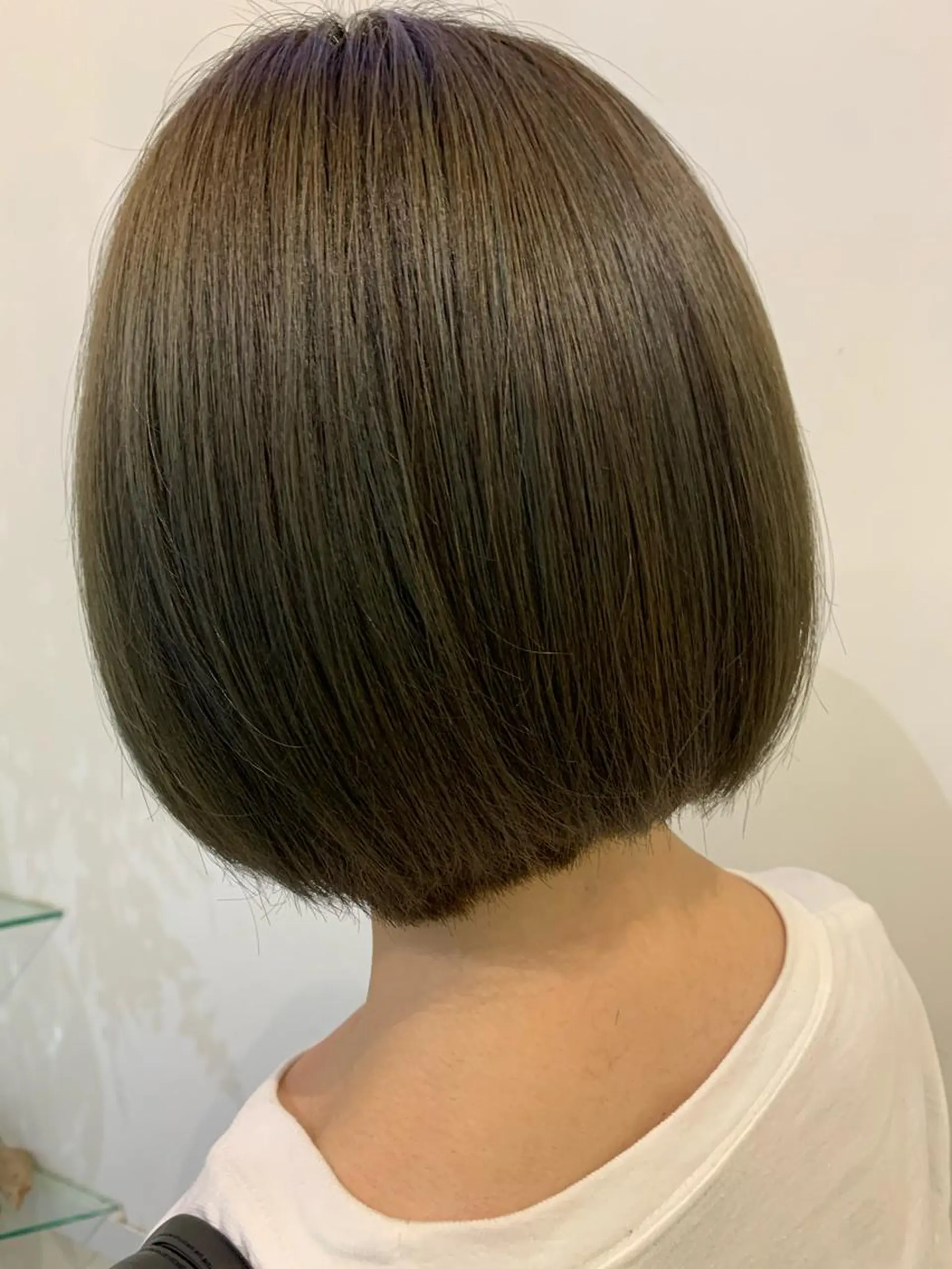 ショート カラー ブリーチしない暖色 カラー🥀杉 優菜のヘアスタイル