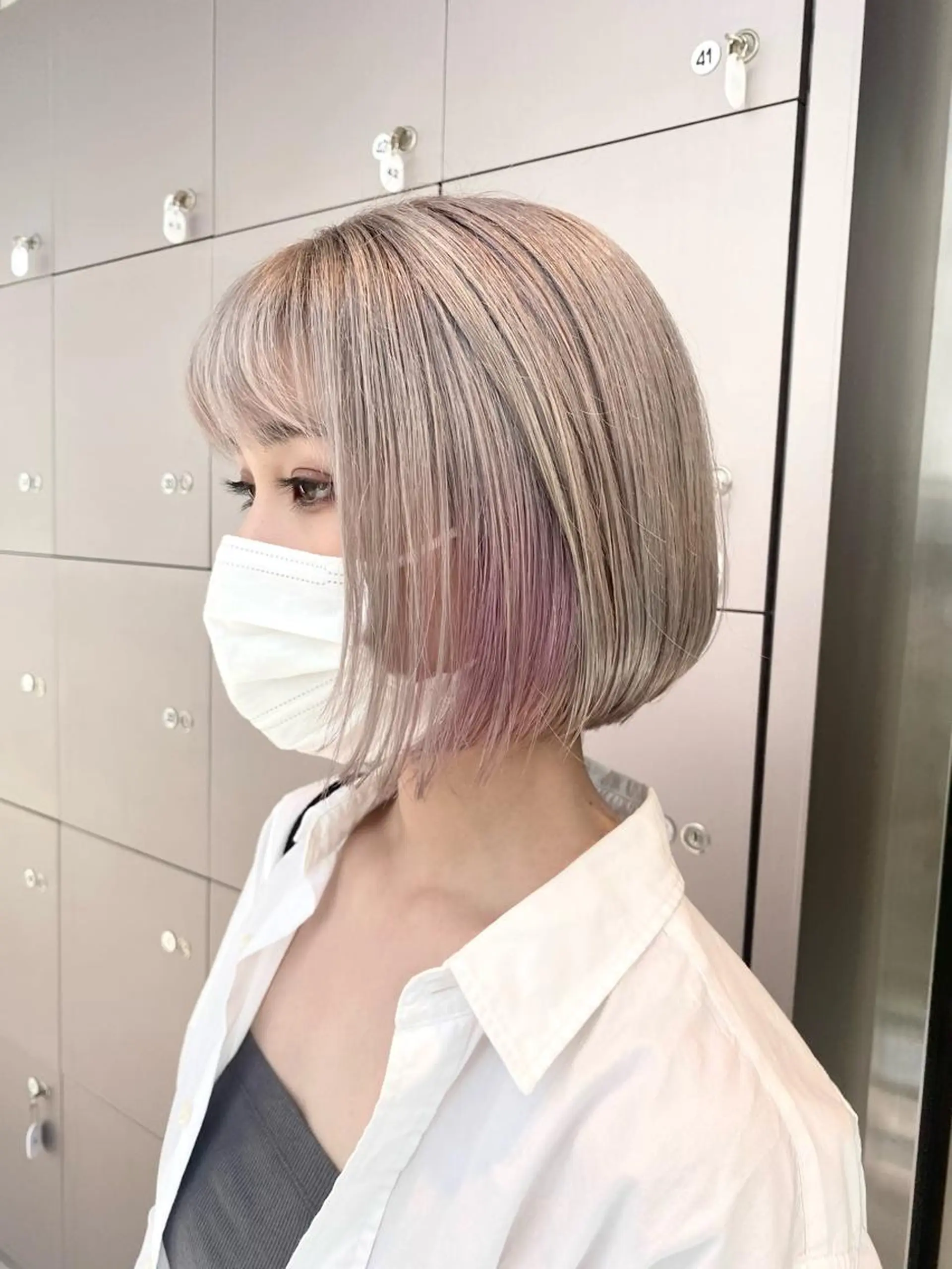 ショート ボブ 外ハネヘア 🌫️縮毛矯正/髪質 改善/ゆずる🌫️のヘアスタイル