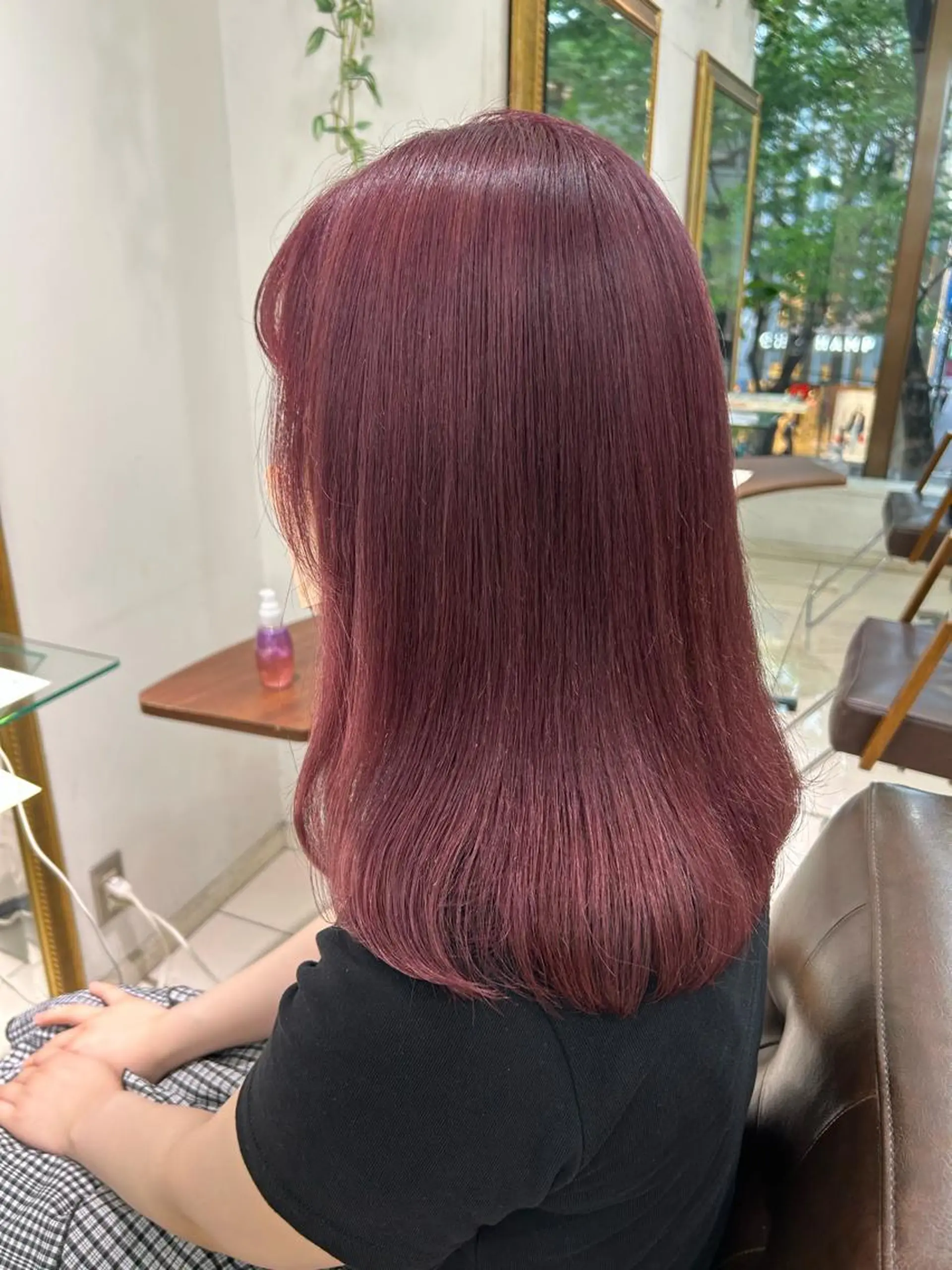 セミロング カラー ヘアカラー トリートメント 透明感カラー 古山 結季🌙🖤のヘアスタイル