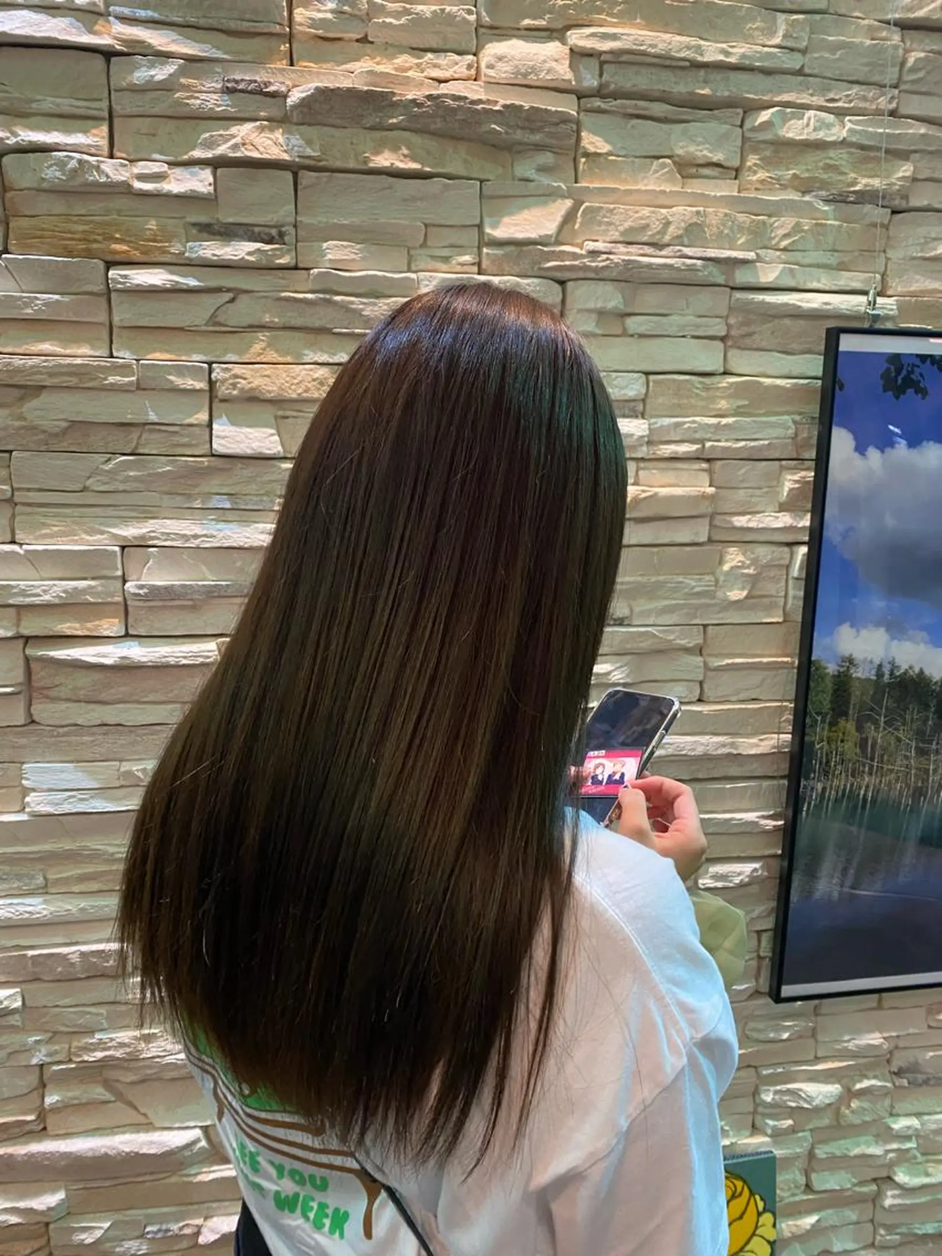 ロング カラー トリートメント 菊池 大佑のヘアスタイル