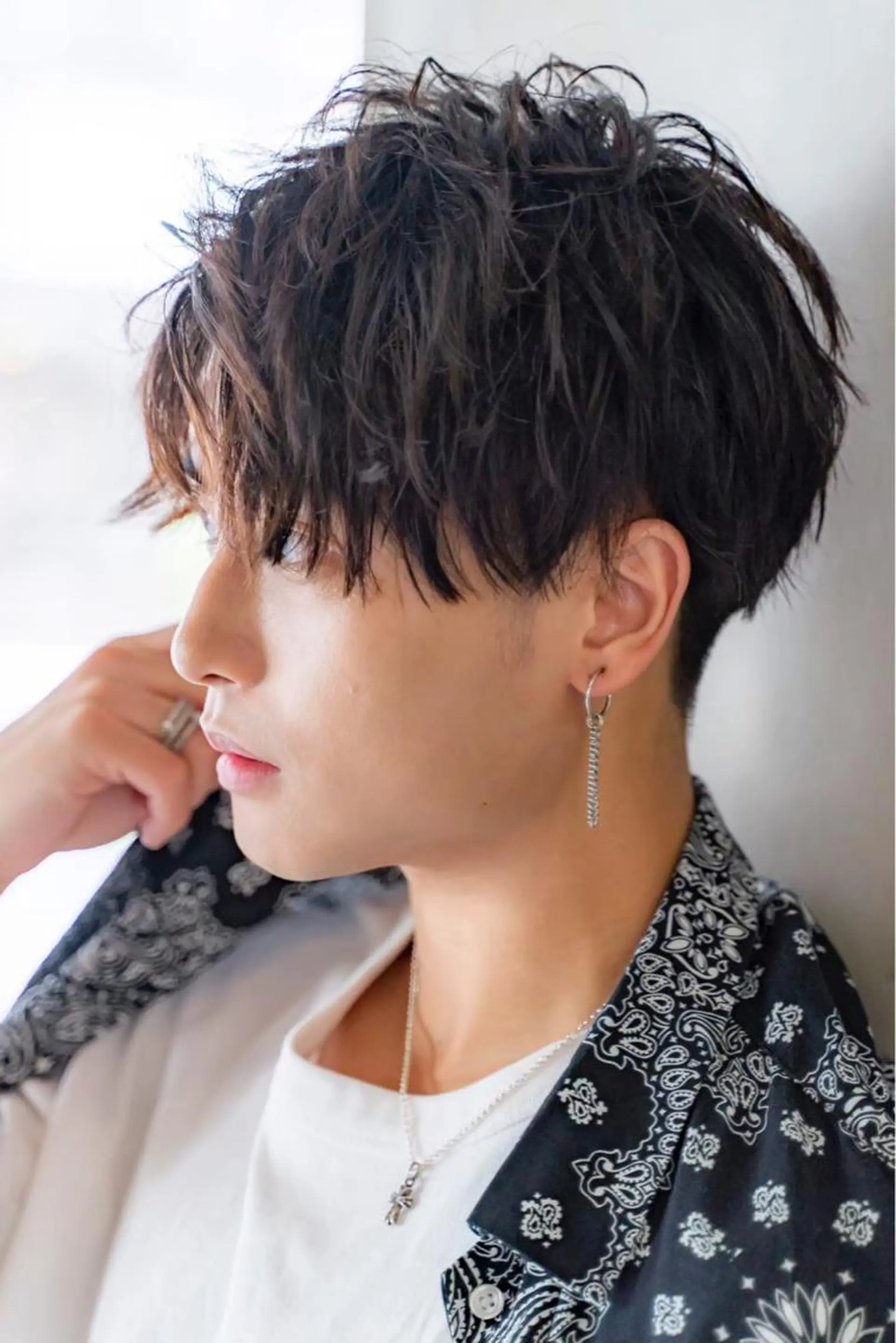 パーマ メンズ グレージュカラー🤎 mai🤎のヘアスタイル