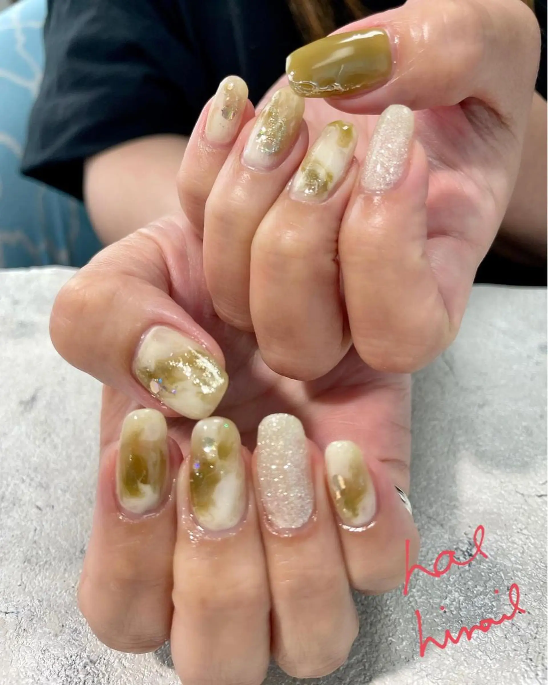 ネイル ニュアンスネイル はるひな ねいるのネイルデザイン