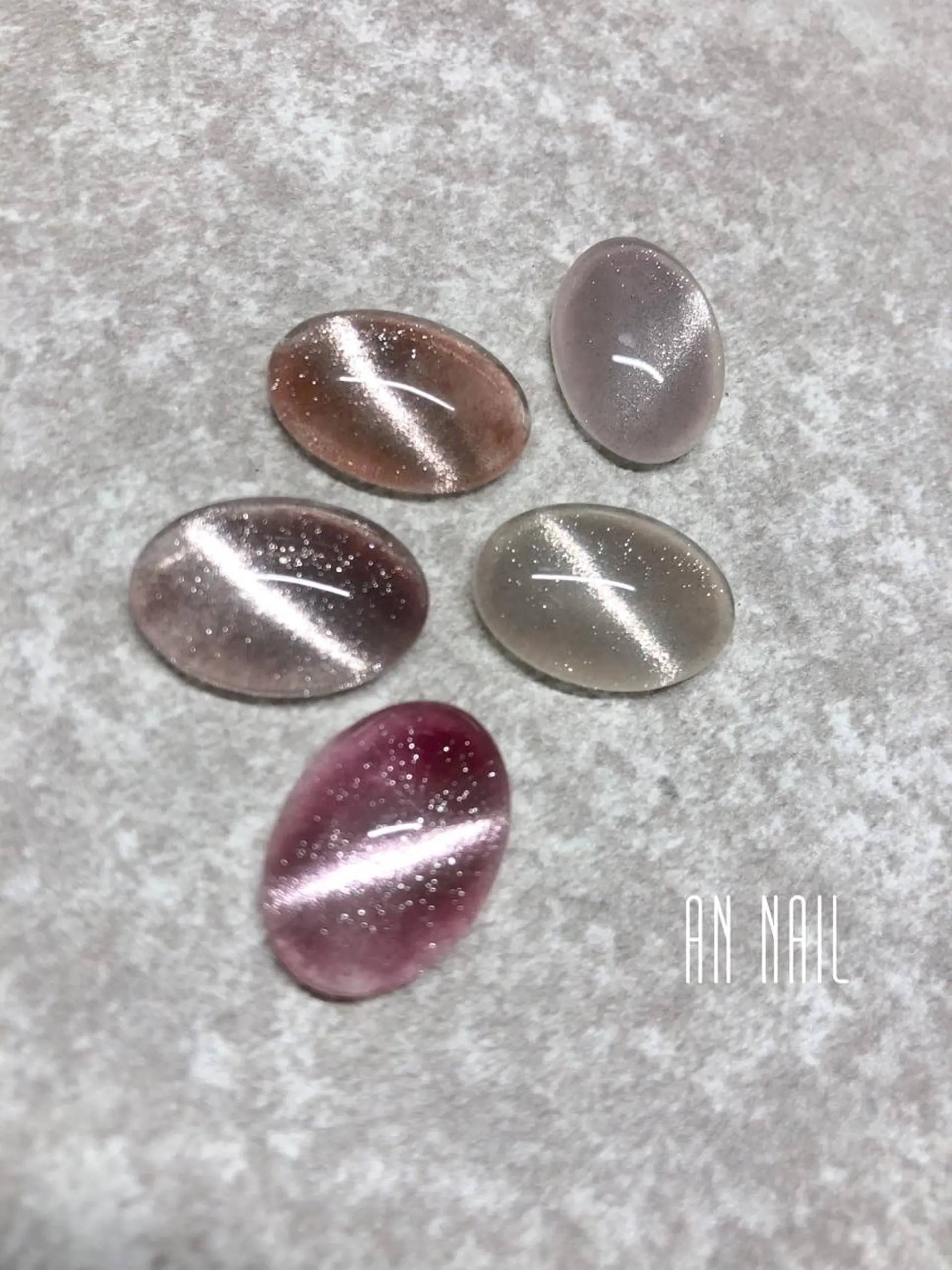 ネイル ジェルネイル マグネットネイル ハンドネイル AN Nailのネイルデザイン