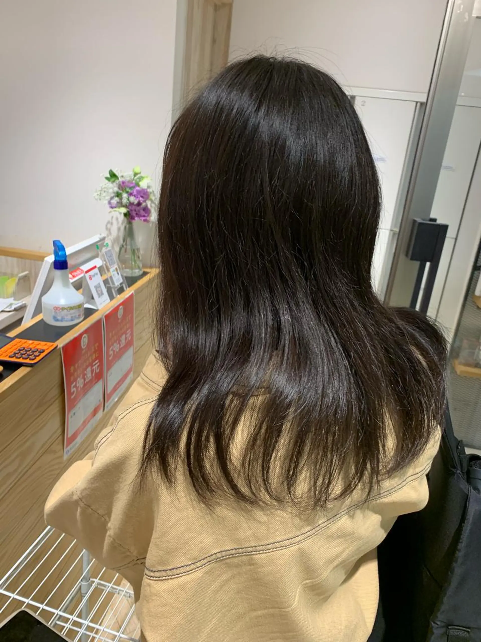 セミロング カラー ヘアアレンジ トリートメント 🫧透明感カラー/ ボブ/小笠原汐海🪽のヘアスタイル