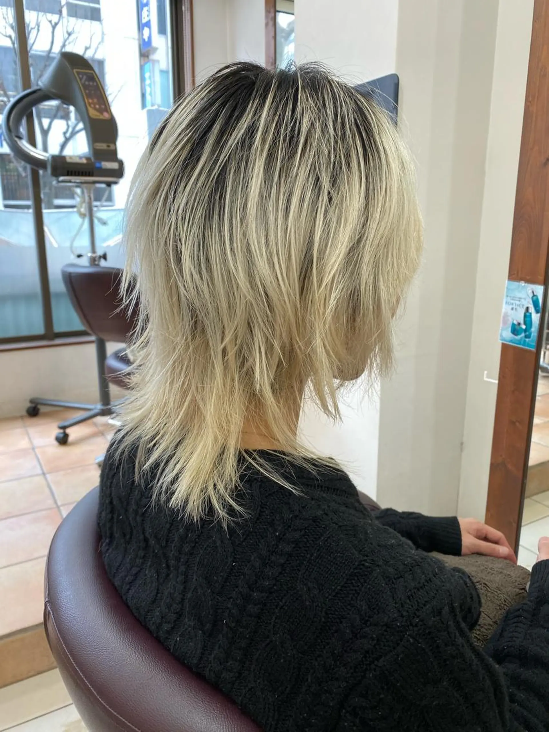 セミロング カラー メンズ メンズウルフカット ウルフカット ベリショディレクター 小野 健太郎のヘアスタイル