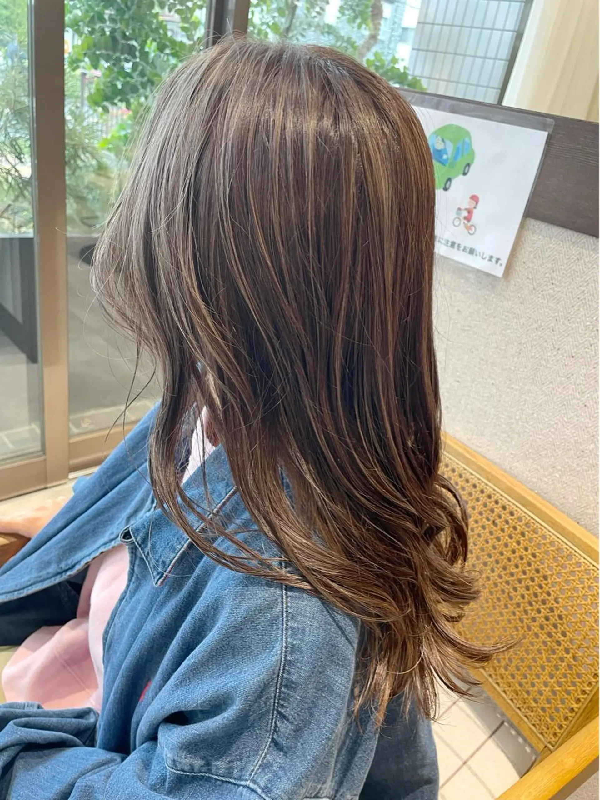 カラー ハイライトカラー ヘアカラー 高木 櫻のヘアスタイル