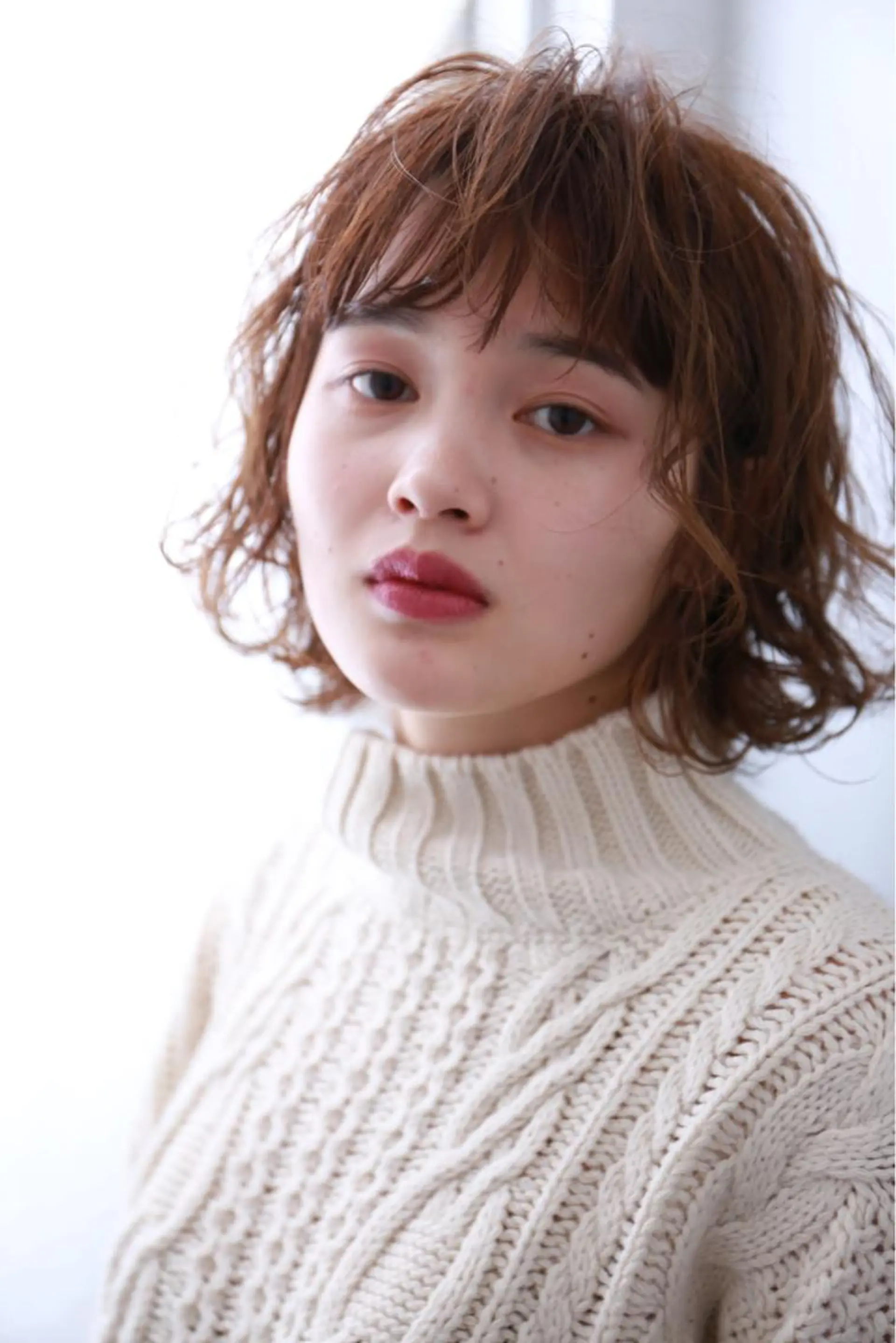 ショート カラー パーマ レイヤーカット✂️ 横浜No1♡下鳥翔子のヘアスタイル