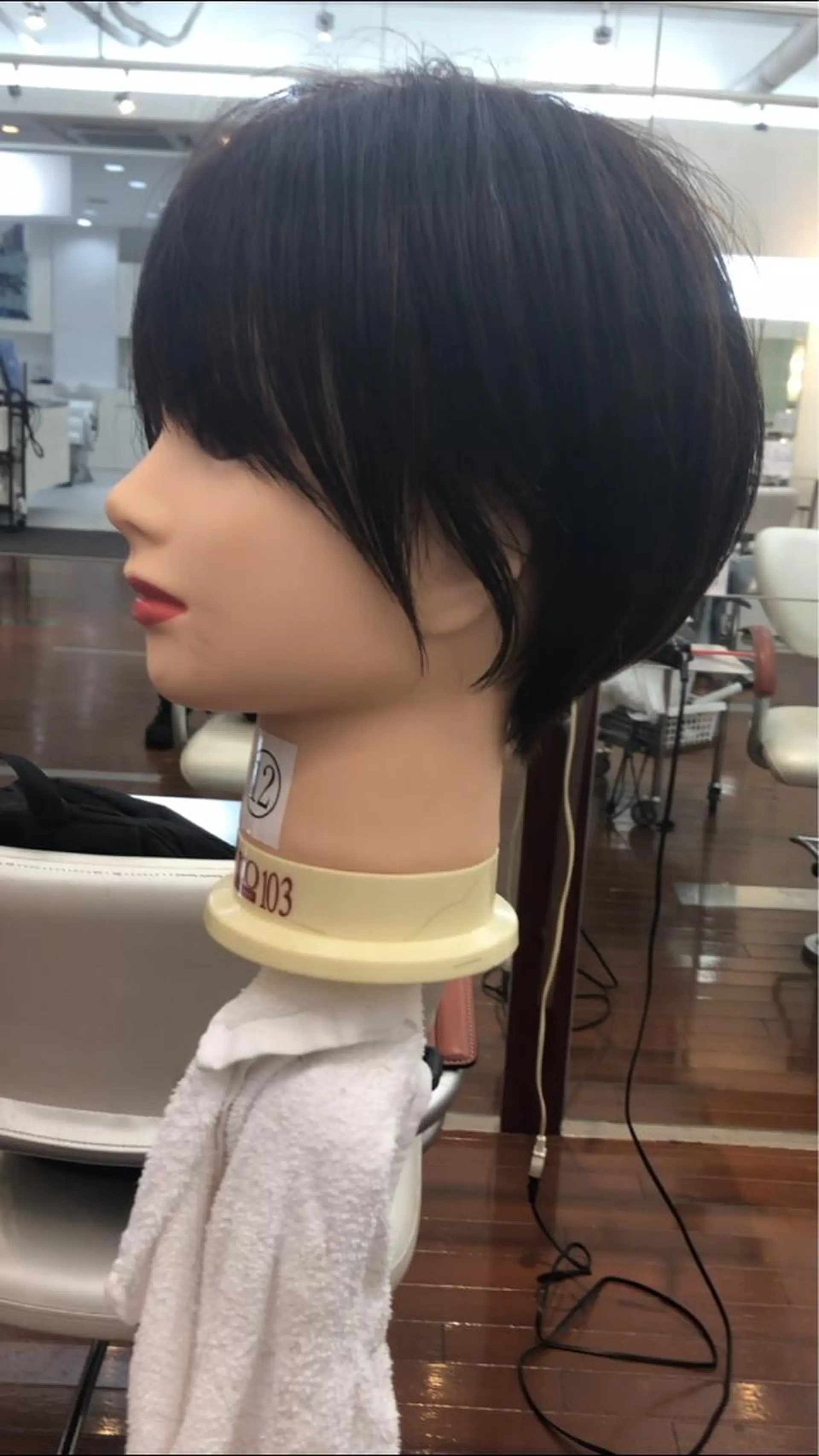 ショート ZIONコア店所属・波巻きスパイラル 河原崎　基のヘアスタイル