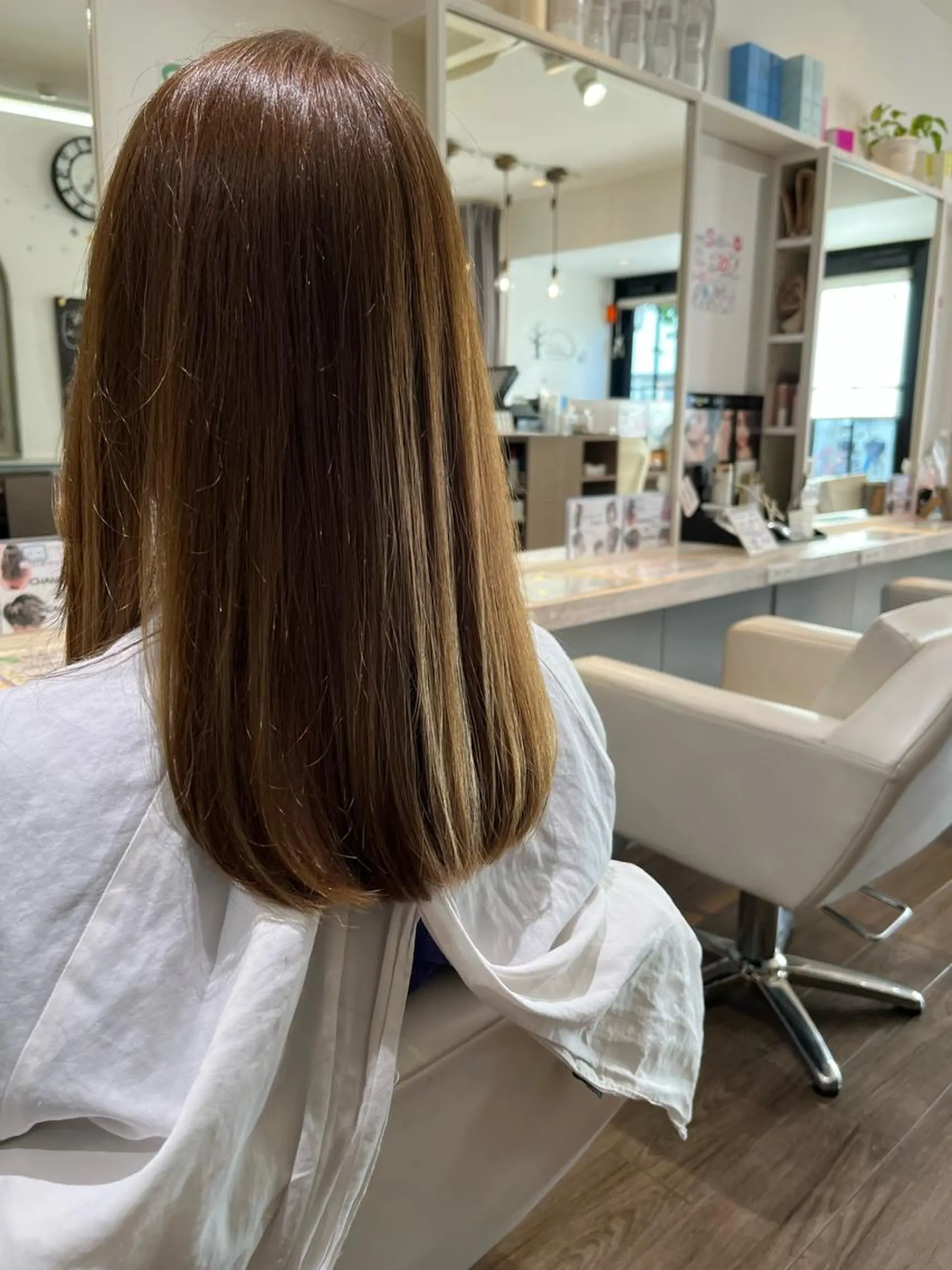 ロング 福本 好子のヘアスタイル