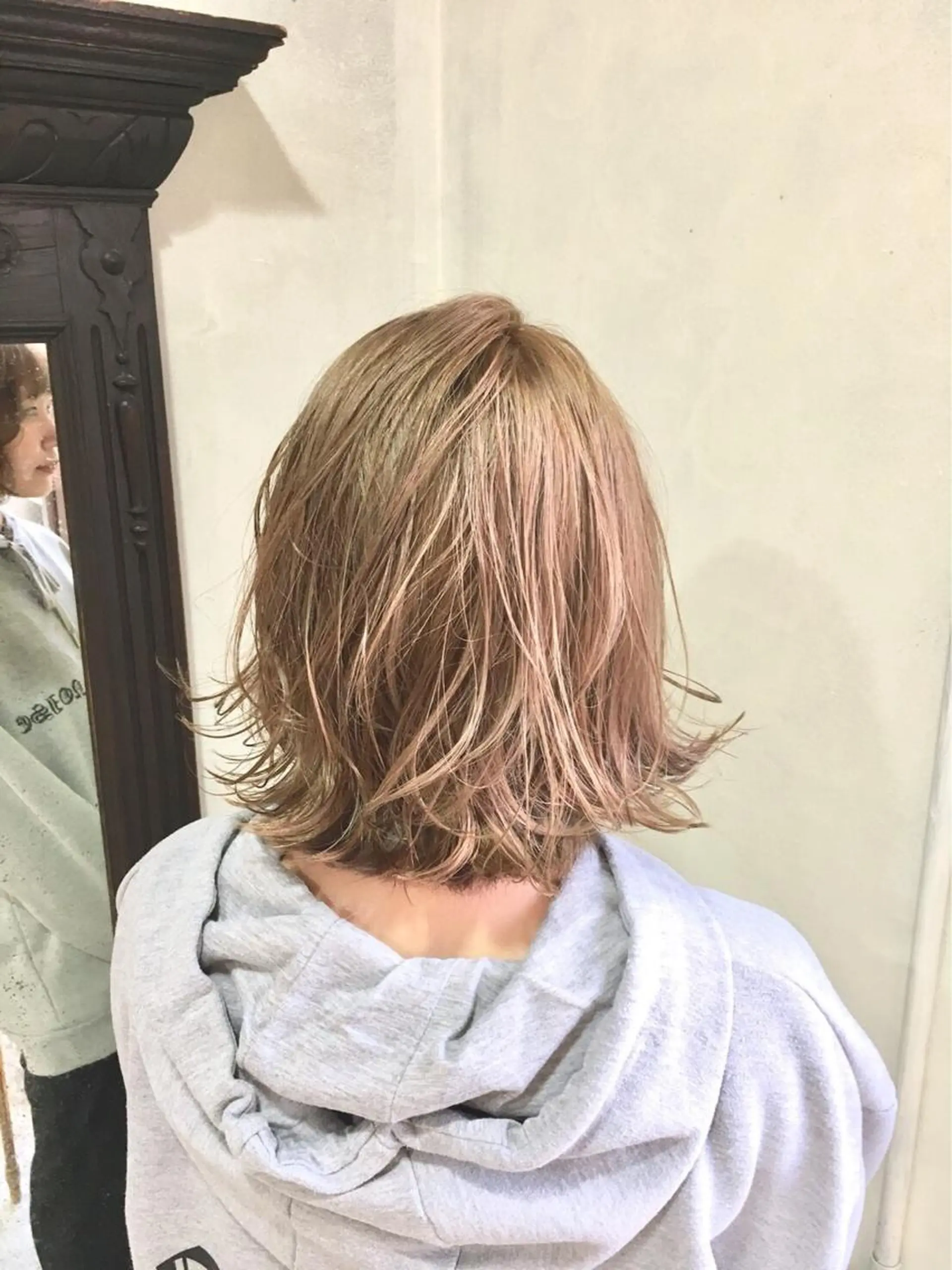 ミディアム カラー ヘアカラー トリートメント ヘアセット 💘透明感カラー💘 沖本 将宏のヘアスタイル